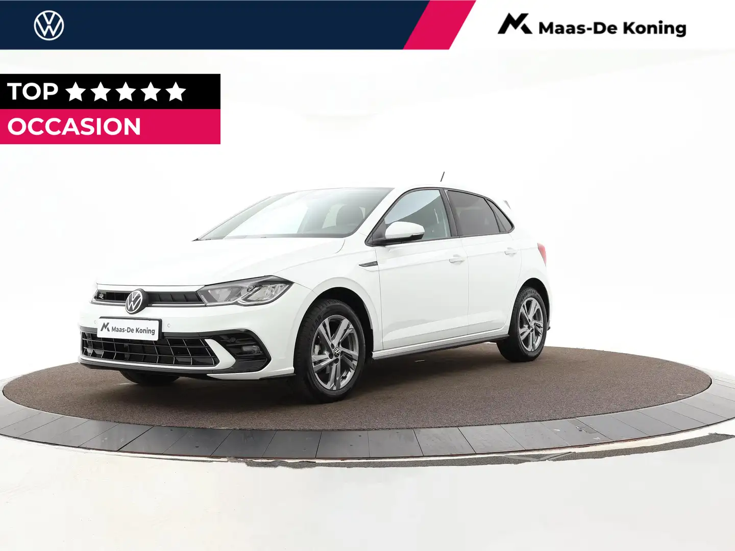 Volkswagen Polo 1.0 Tsi 95pk R-Line · Camera · Apple/Android Car P Bianco - 1