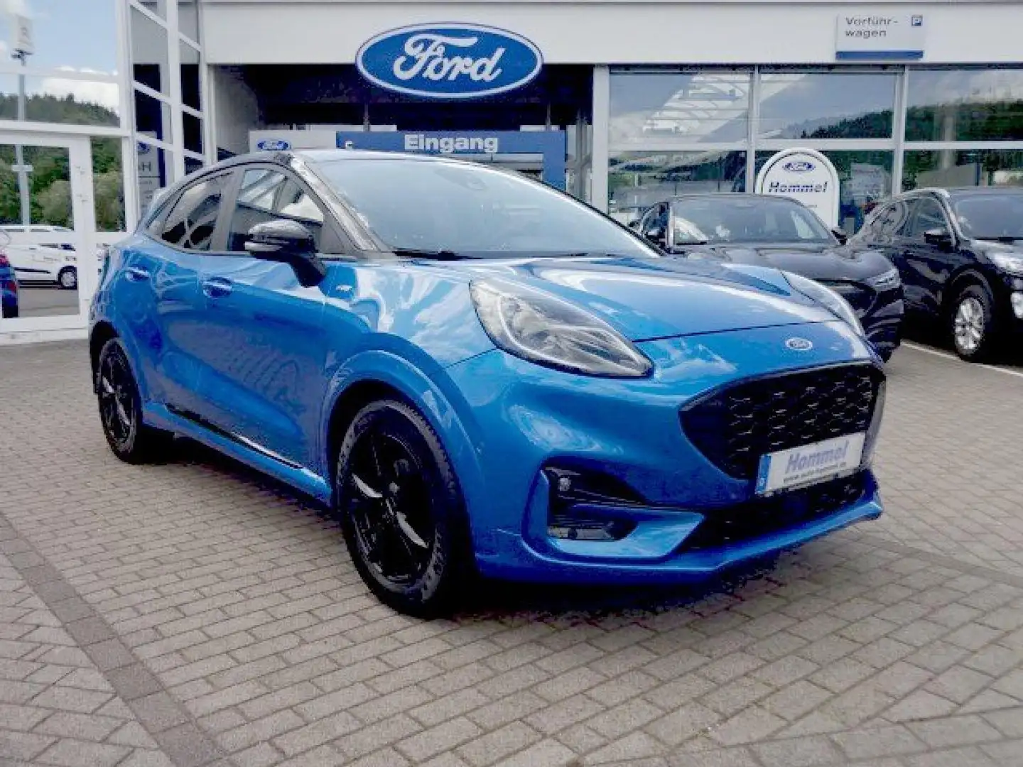 Ford Puma Hybrid ST-Line X Bi-LED+iACC+TWA+WINTERP.+KEY-FREE Blauw - 1