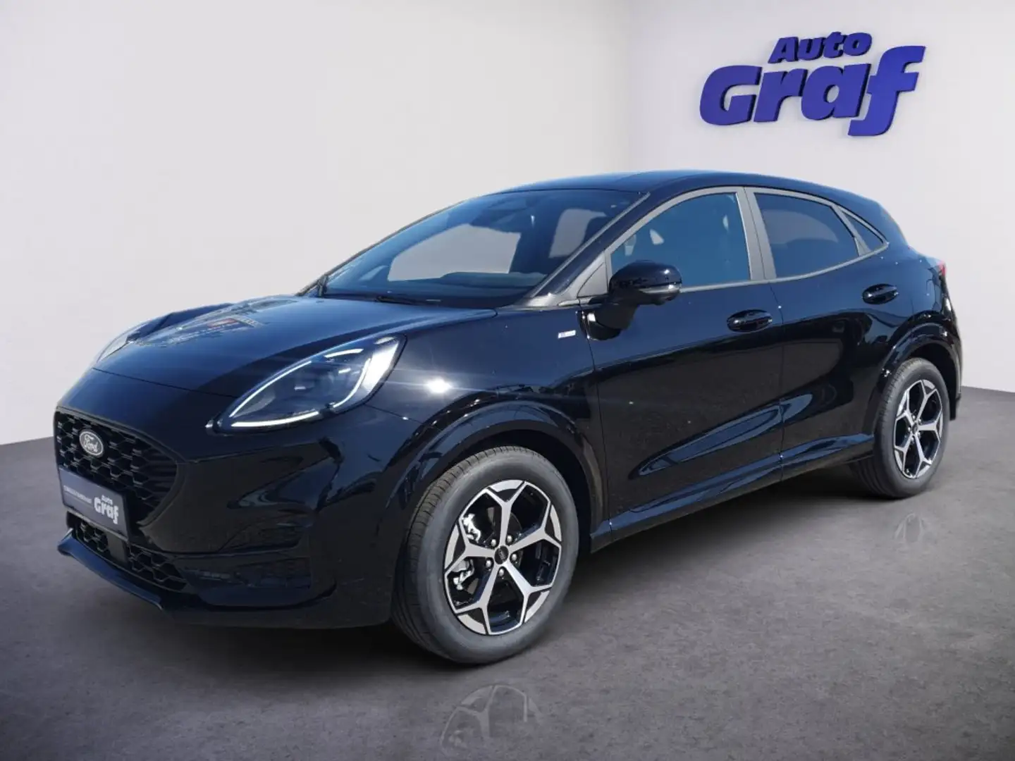 Ford Puma 1,0 EcoBoost Hybrid ST-Line Barkaufpreis! Schwarz - 1