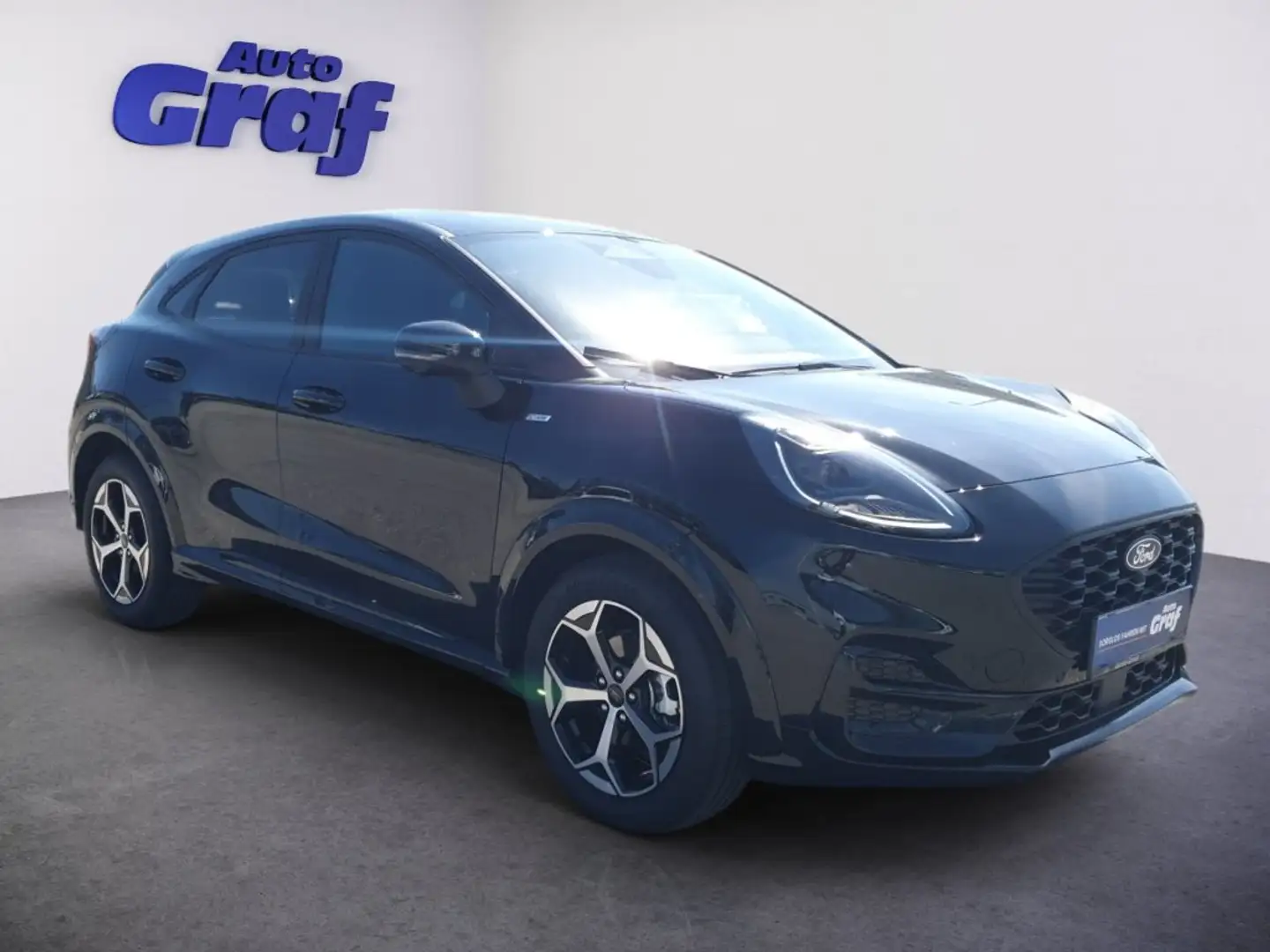 Ford Puma 1,0 EcoBoost Hybrid ST-Line Barkaufpreis! Schwarz - 2