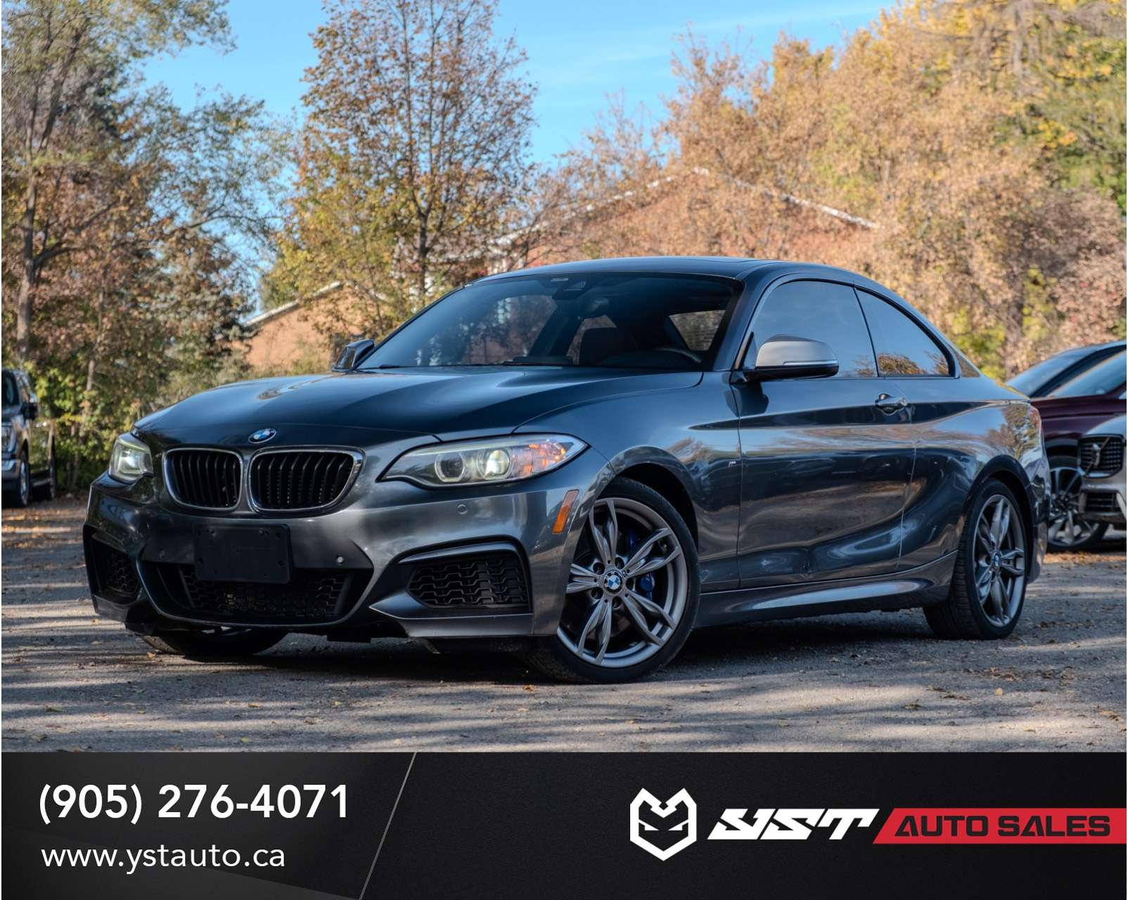 Black 2017 BMW 2 Series Coupe All-Wheel Drive 8-Speed Automatic