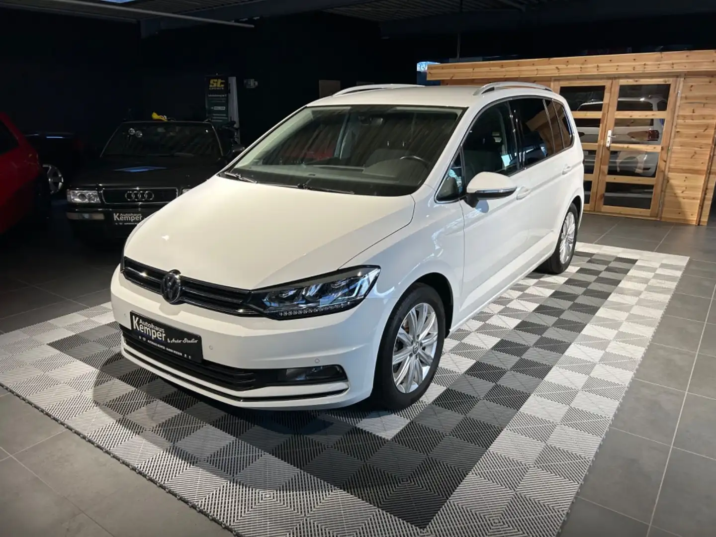 Volkswagen Touran 1.4 TSI Highline *1.Hand*Navi*ACC*LED*SHZ Blanc - 1
