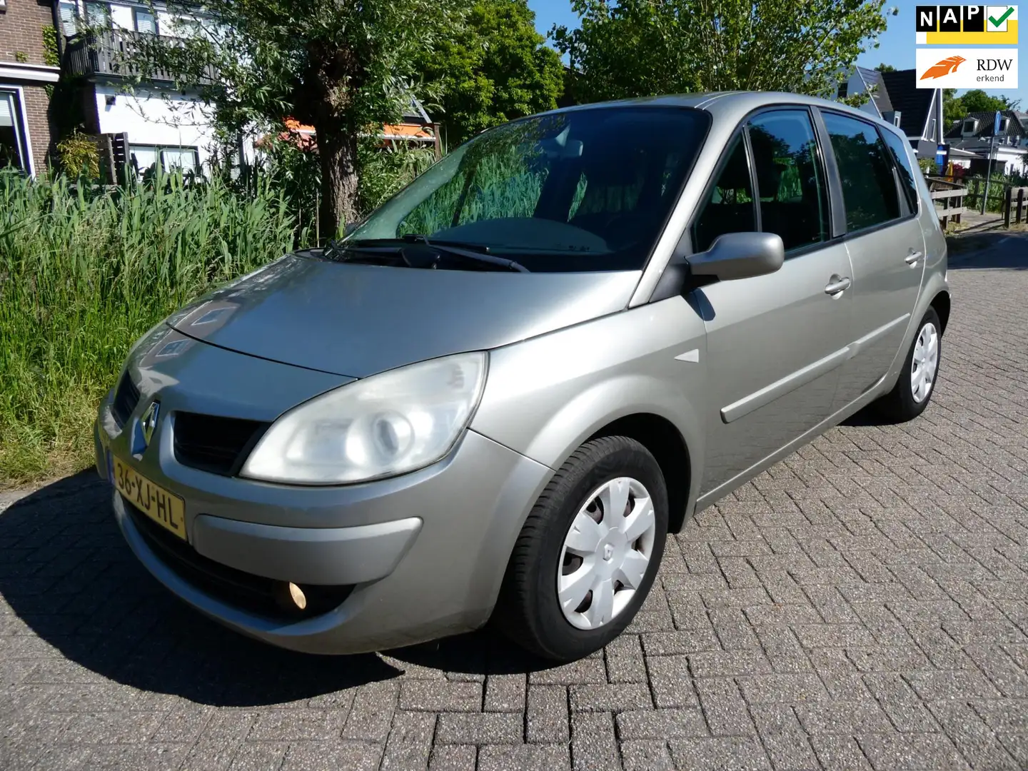 Renault Scenic 1.6-16V Koude Clima Cruise Hoge instap Rijdt prima Grijs - 1