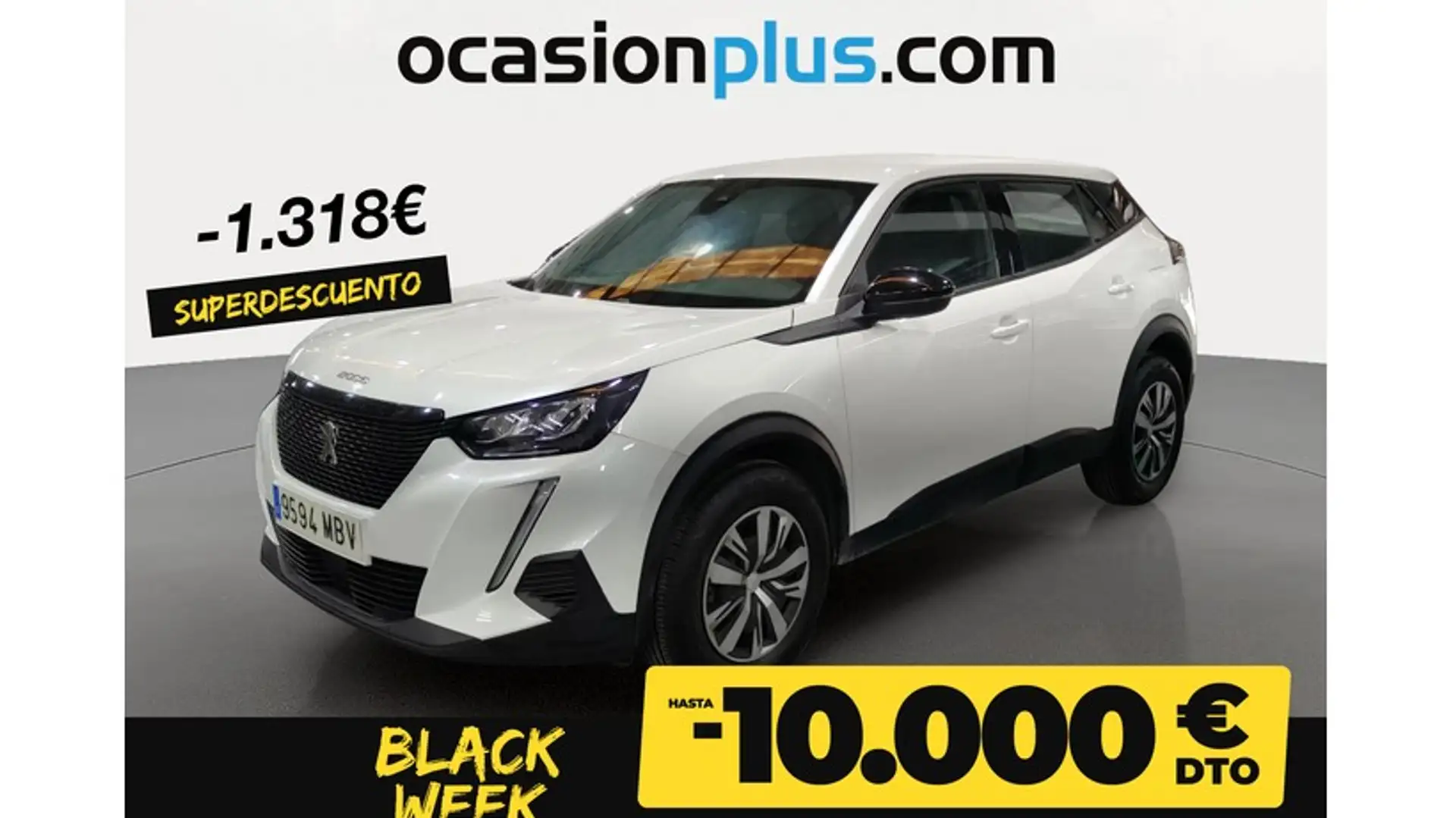 Peugeot 2008 1.2 PureTech S&S Active Pack 100 Wit - 1