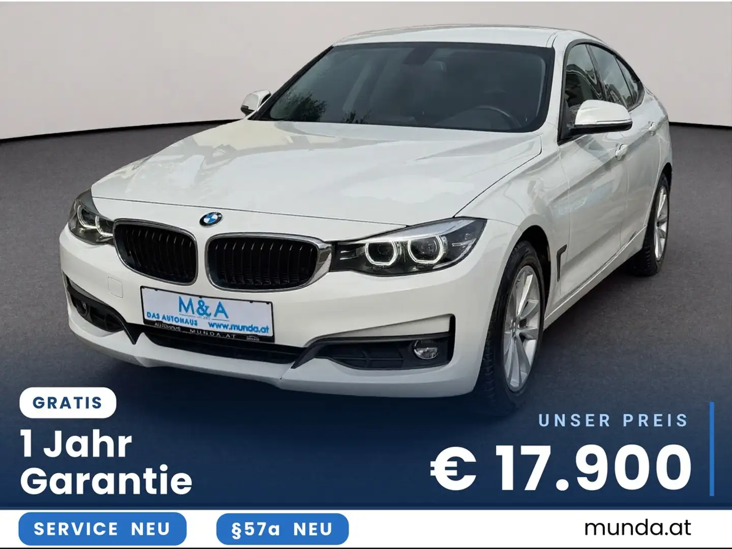 BMW 318 d 3er GT Advantage/Garantie Weiß - 1