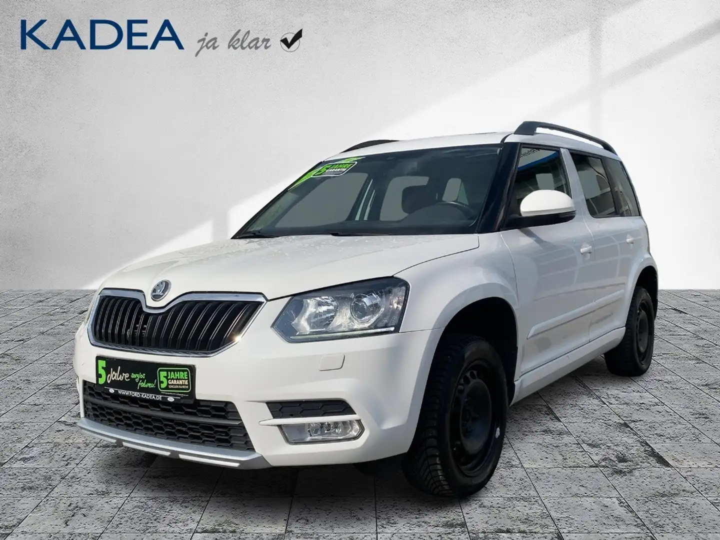 Skoda Yeti 2.0 TDI Elegance 4x4|Schiebedach|Xenon|Navi Bianco - 2