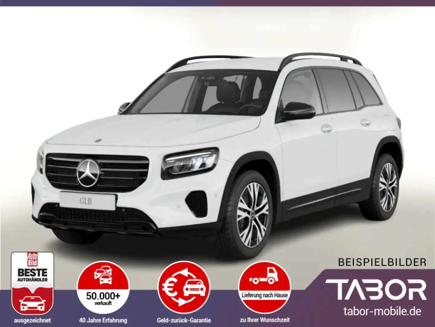 Mercedes-Benz GLB 200 200 d DCT Progressive KeyL 7-S SHZ NightP Bianco - 1