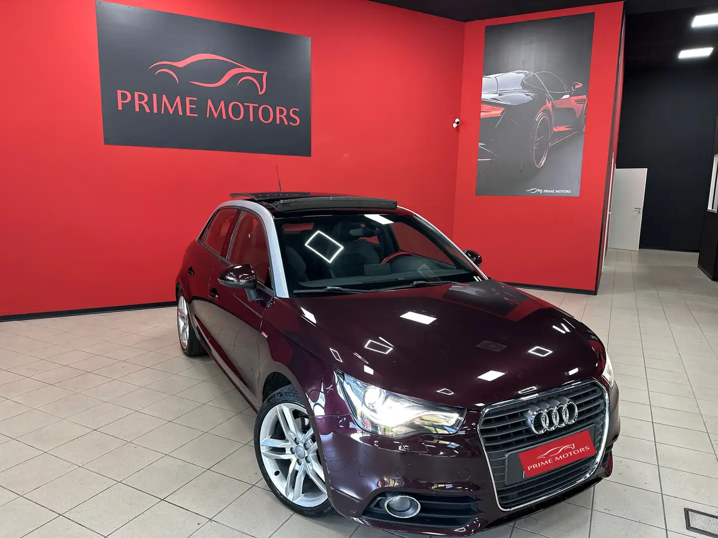 Audi A1 A1 Sportback 1.6 tdi S Line Edition plus 105cv Rosso - 1