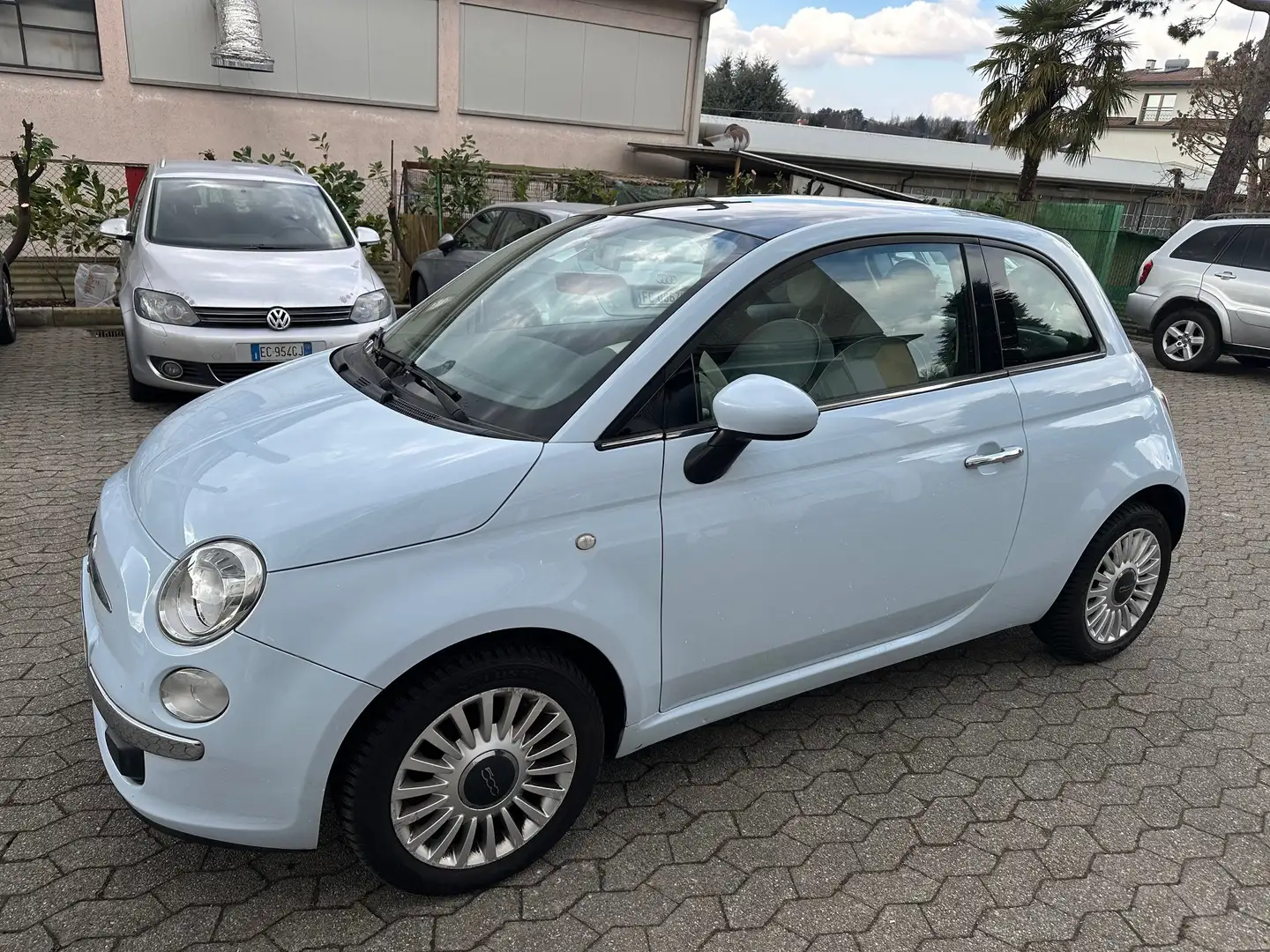 Fiat 500 500 1.2 Lounge 69cv*77000 KM*CLIMA*CERCHI Синій - 1