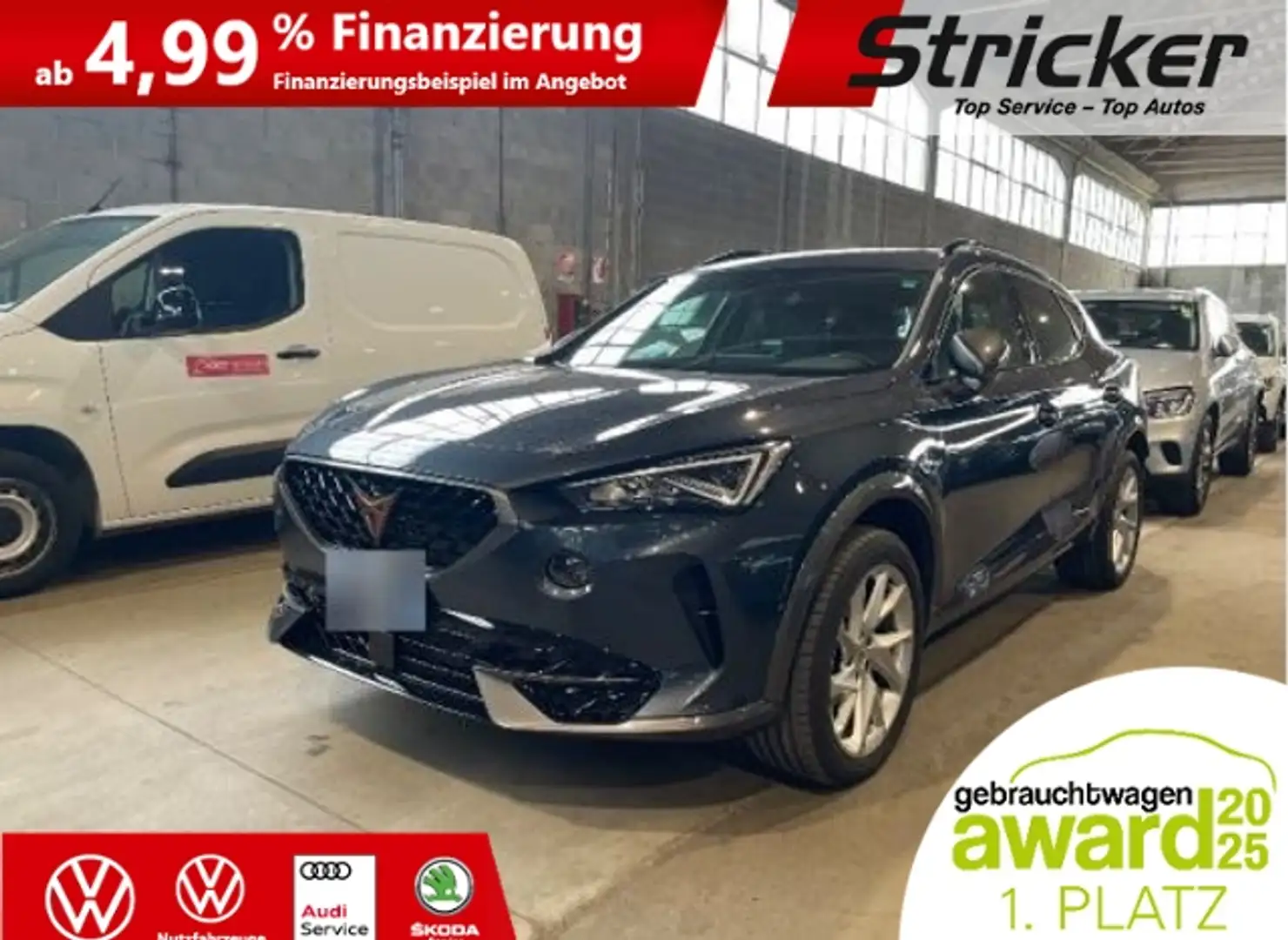 CUPRA Formentor 1.5TSI DSG 296,-ohne Anzahlung Navi ACC Kamera Argent - 1