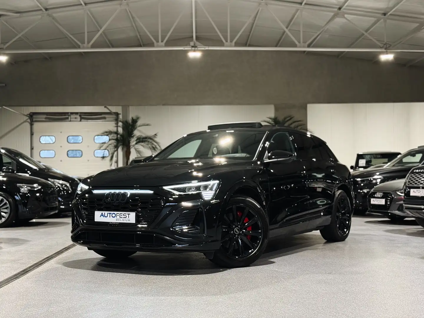 Audi Q8 e-tron 50 Quattro S-Line Full Black - Garantie Fekete - 1