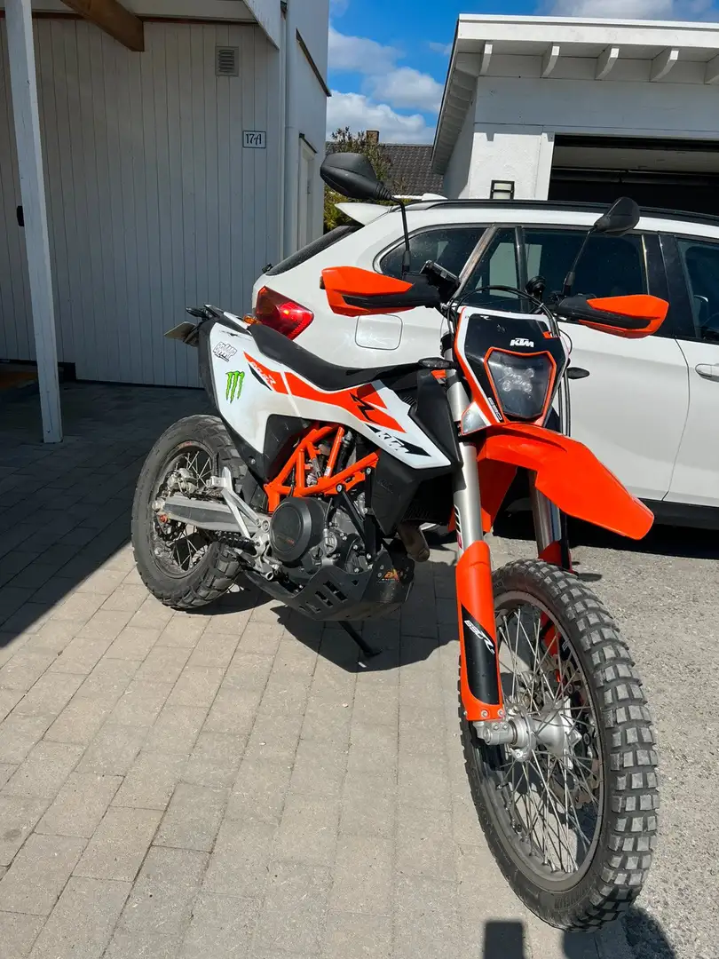 KTM 690 Enduro R Blanc - 1