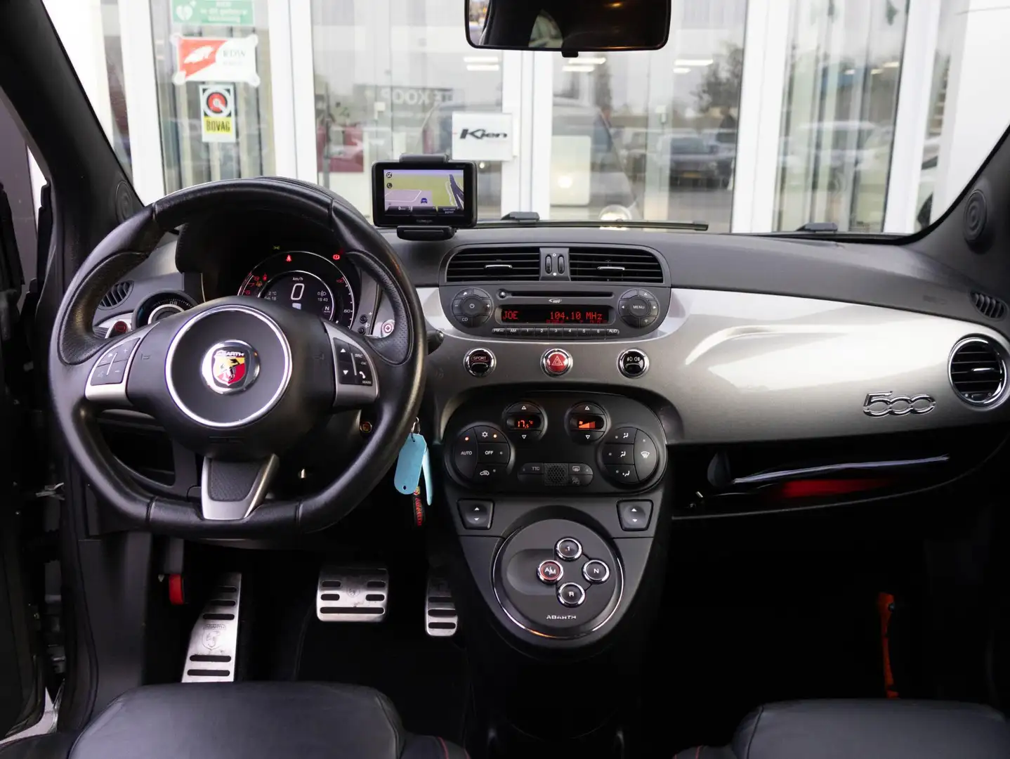 Fiat 500 Abarth 1.4 T-Jet Elaborabile | Leder | Automaat | Schakel Grau - 2