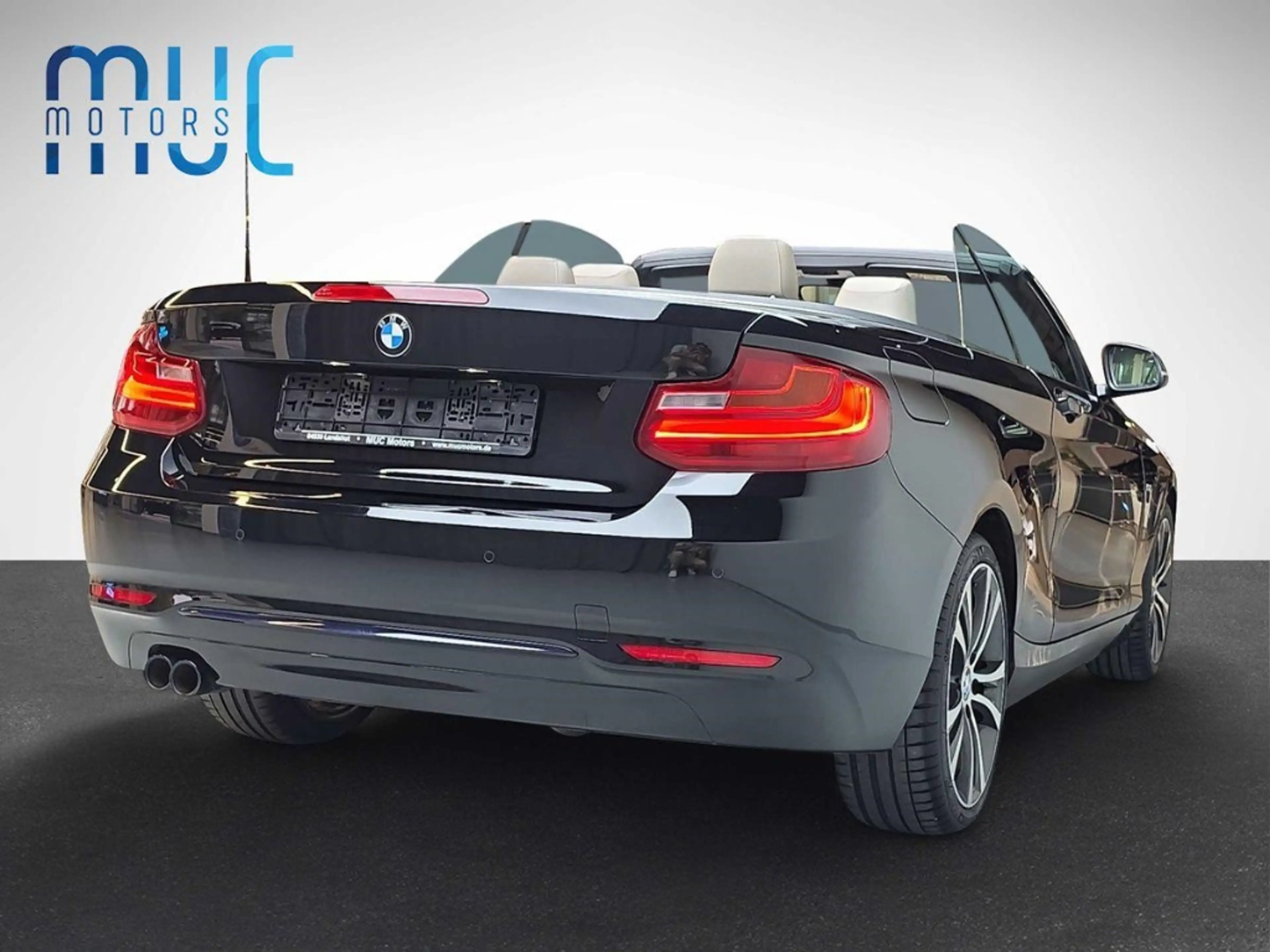 BMW 225 Cabrio 2.0 d Sport Line Schwarz/Beige Xenon — photo 4