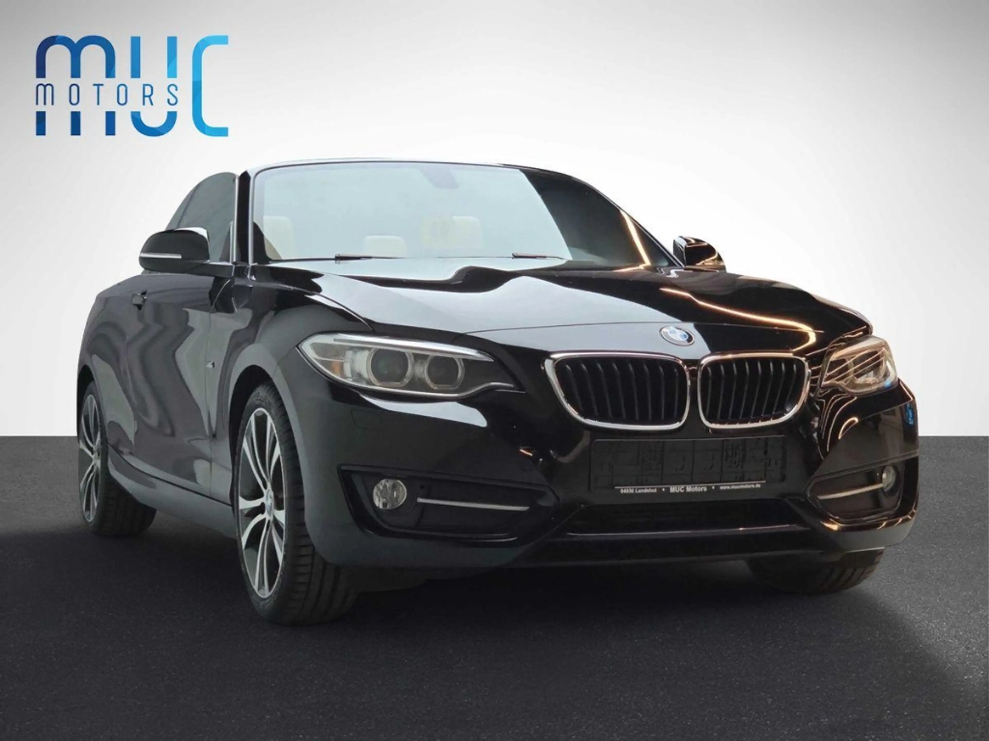 BMW 225 Cabrio 2.0 d Sport Line Schwarz/Beige Xenon — photo 3