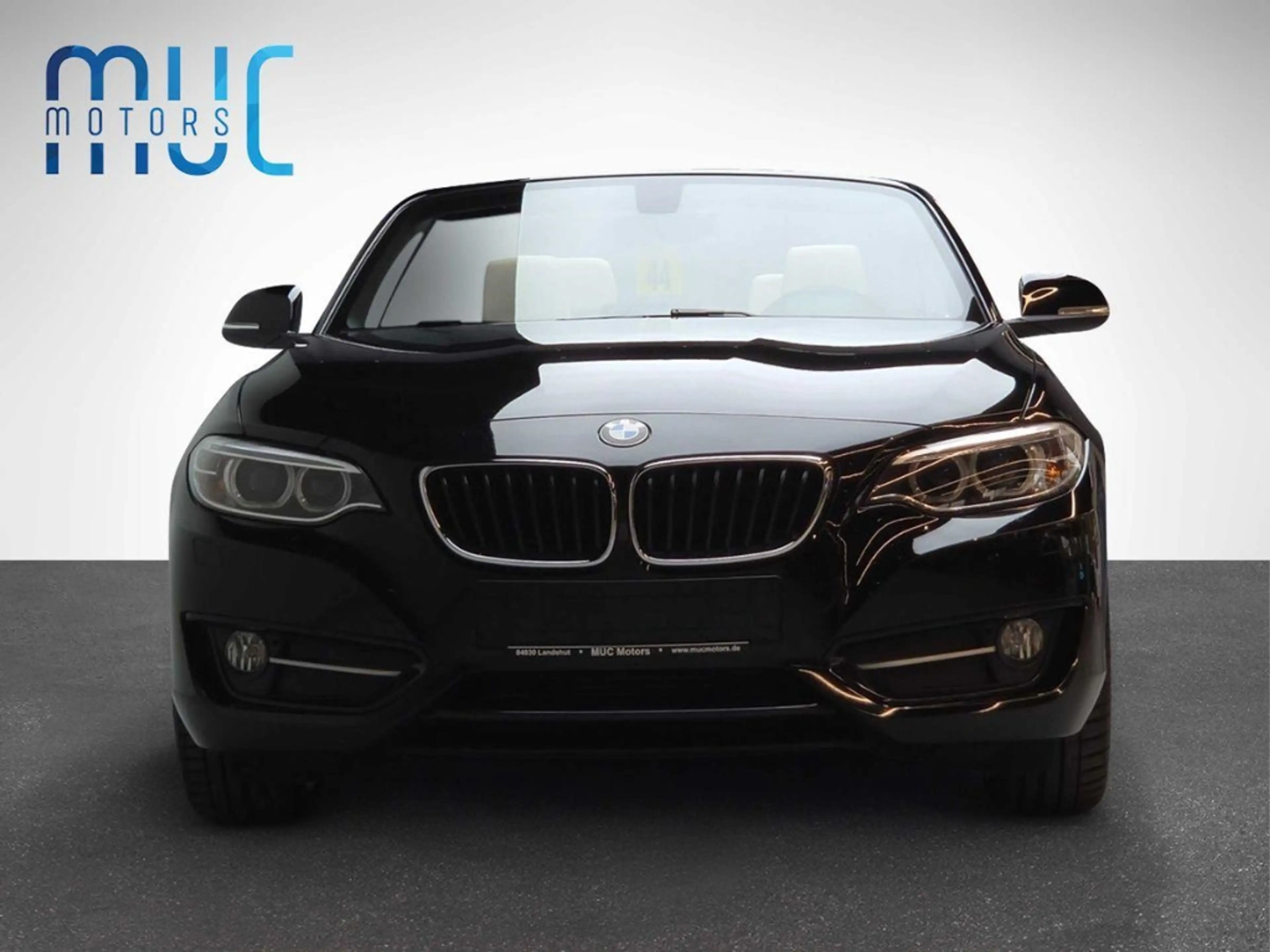 BMW 225 Cabrio 2.0 d Sport Line Schwarz/Beige Xenon — photo 2