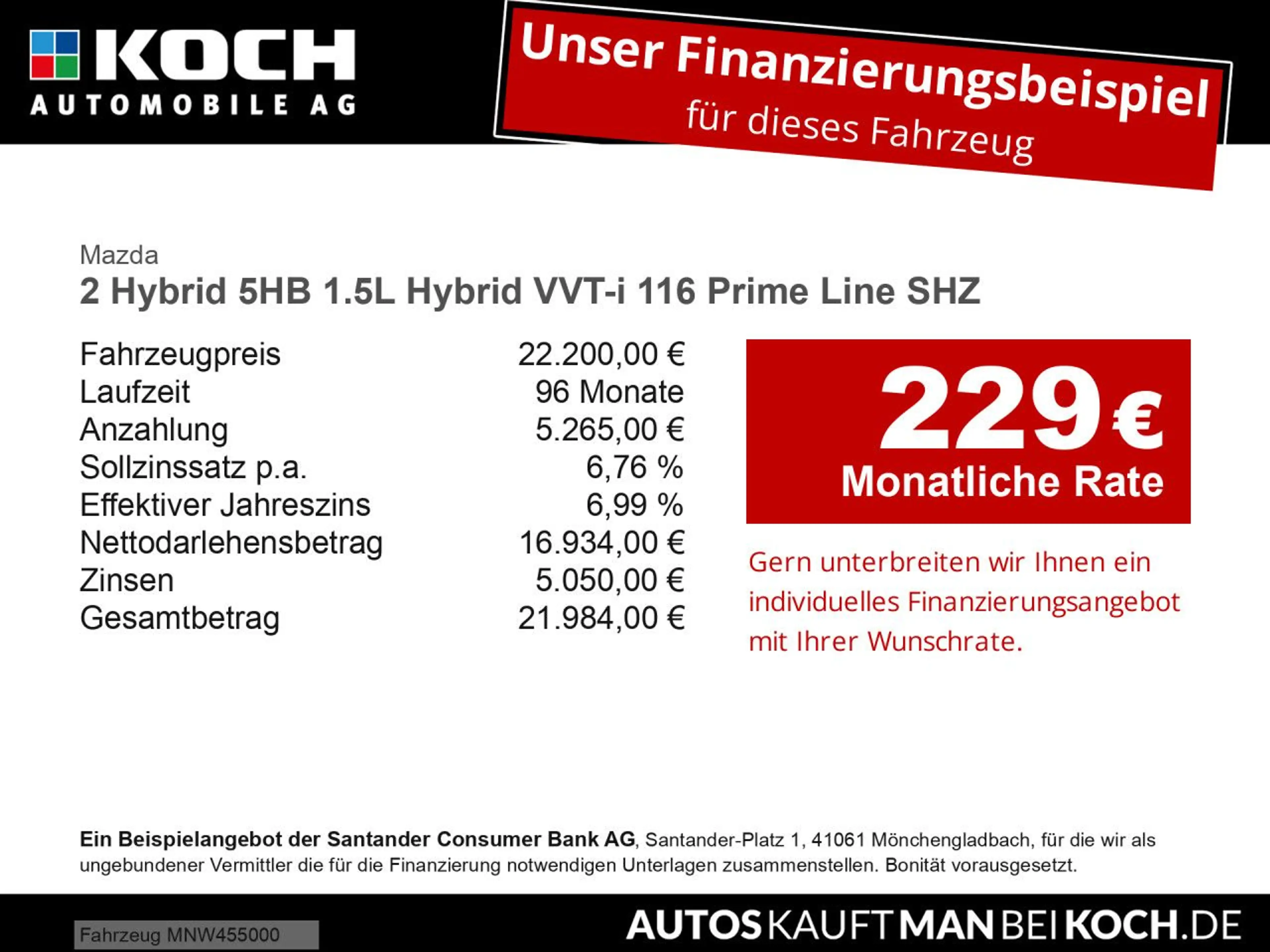 Mazda 2 Hybrid 5HB 1.5L Hybrid VVT-i 116 Prime-Line SHZ — photo 2