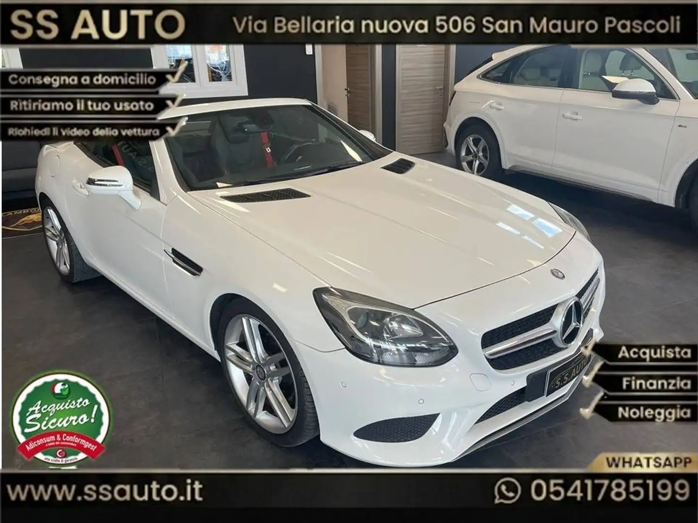 Mercedes-Benz SLC 250 SLC 250 d Premium auto Weiß - 1