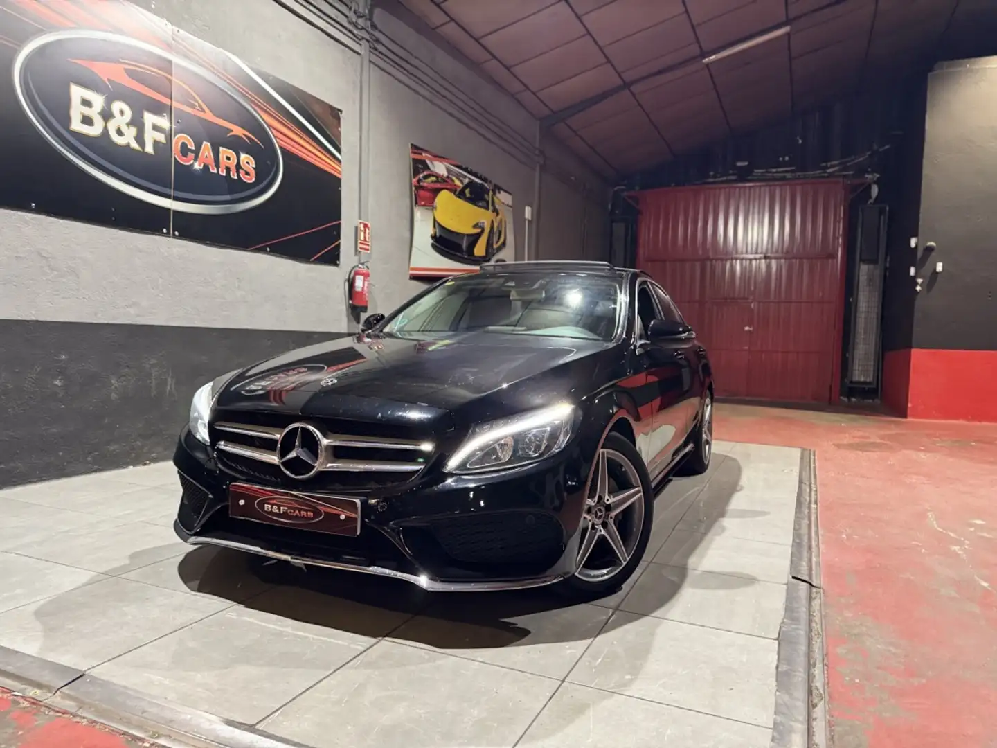 Mercedes-Benz C 220 220d 9G-Tronic AMG Line Negro - 1
