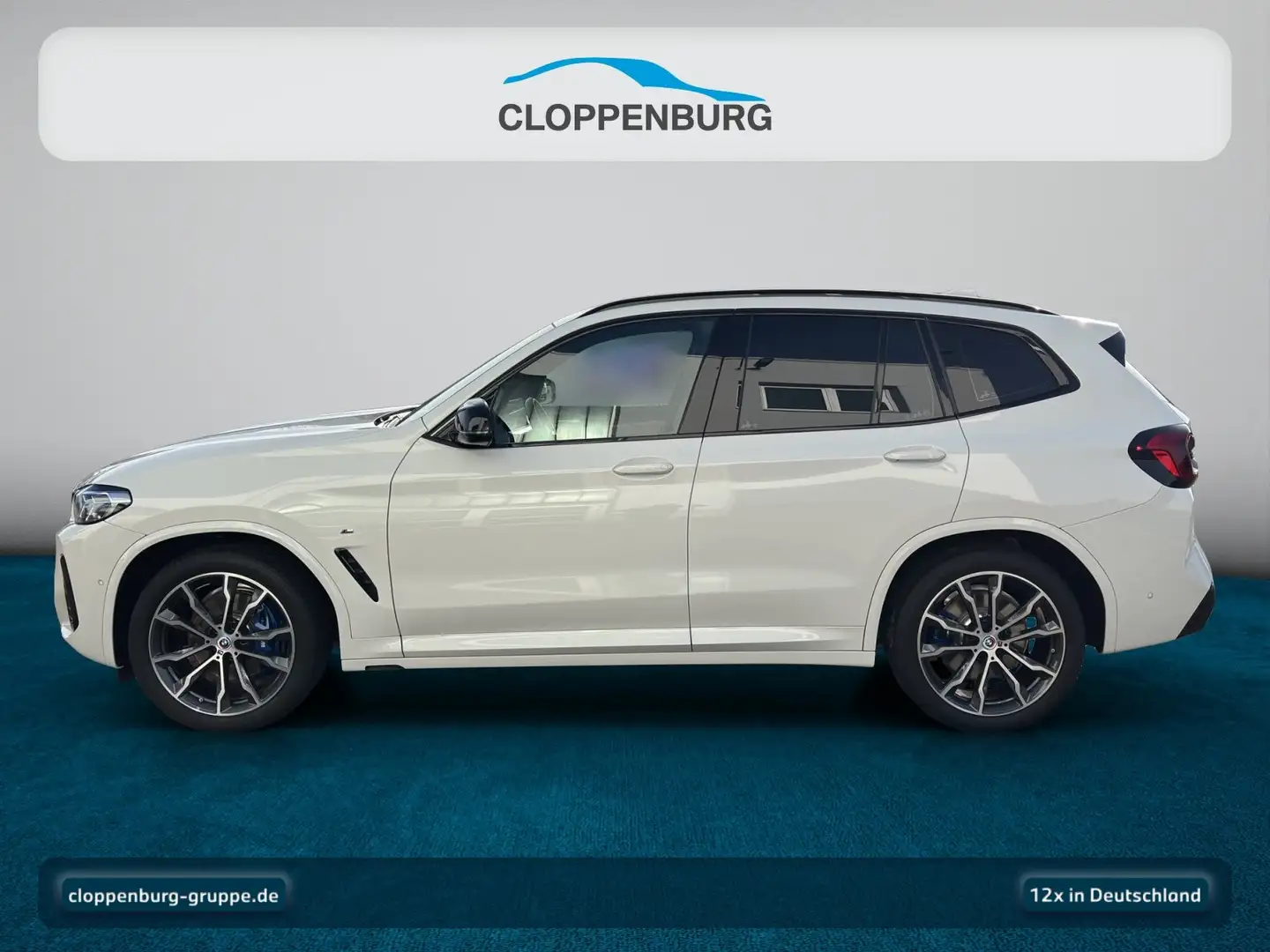 BMW X3 M 40d M Sportpaket Head-Up+AHK+StHz+Navi+Pano Weiß - 2