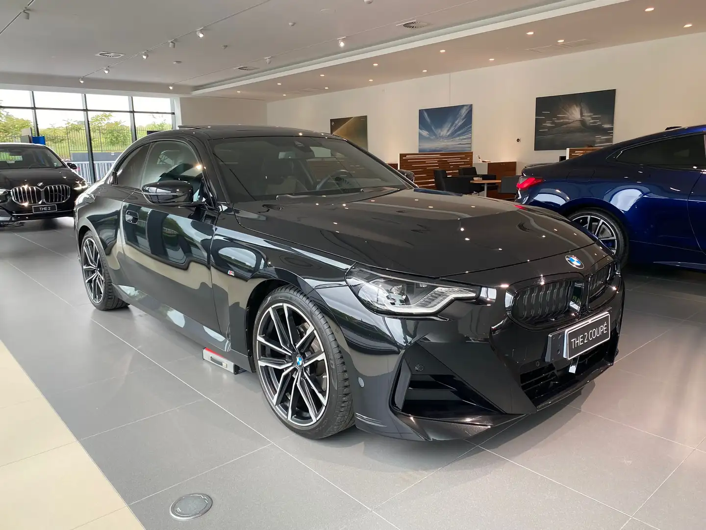 BMW 220 i Coupé Msport Schwarz - 1
