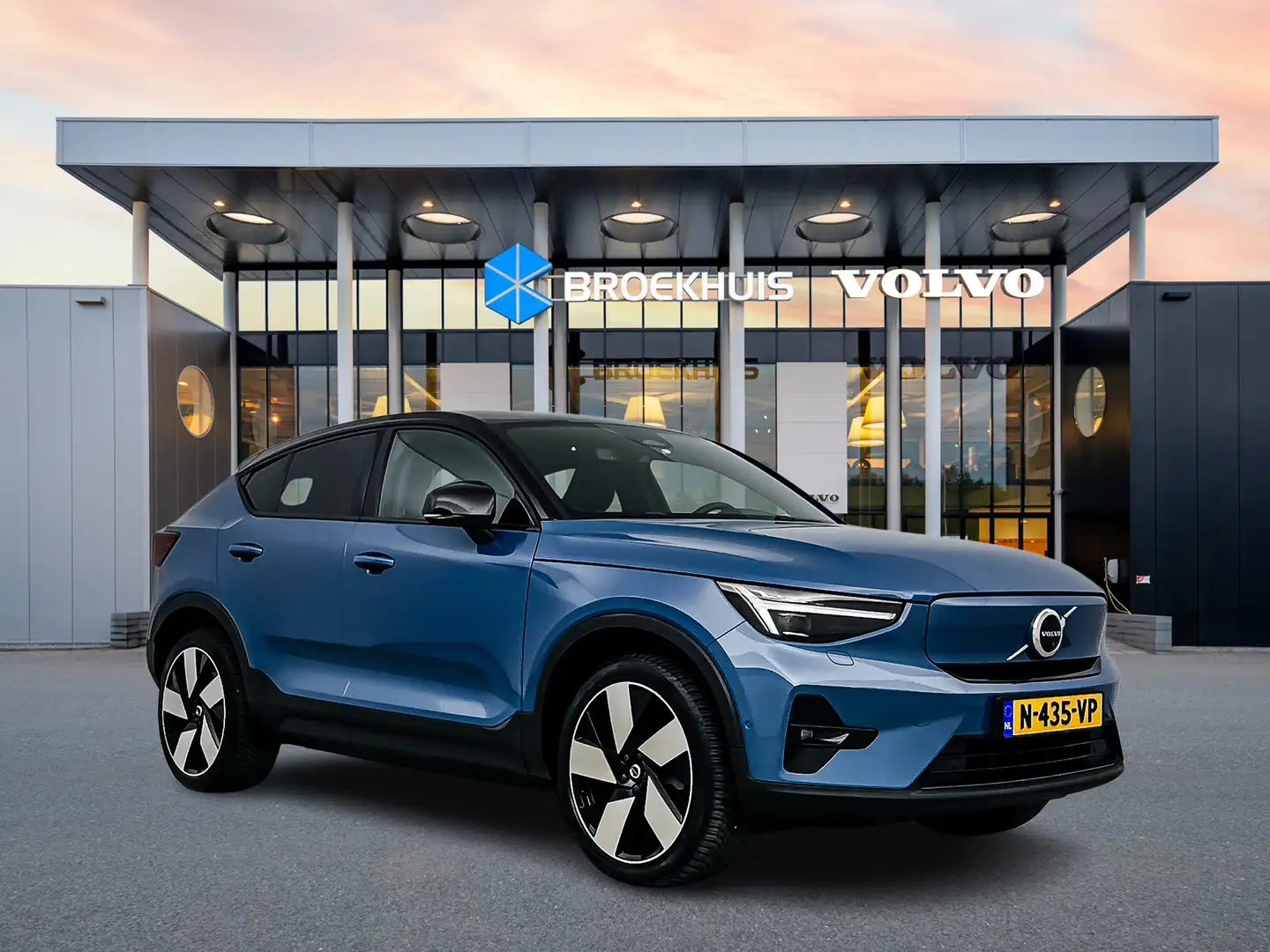 Volvo C40 Recharge Twin Intro Edition 78 kWh | 20' | Leder/N Blauw - 2