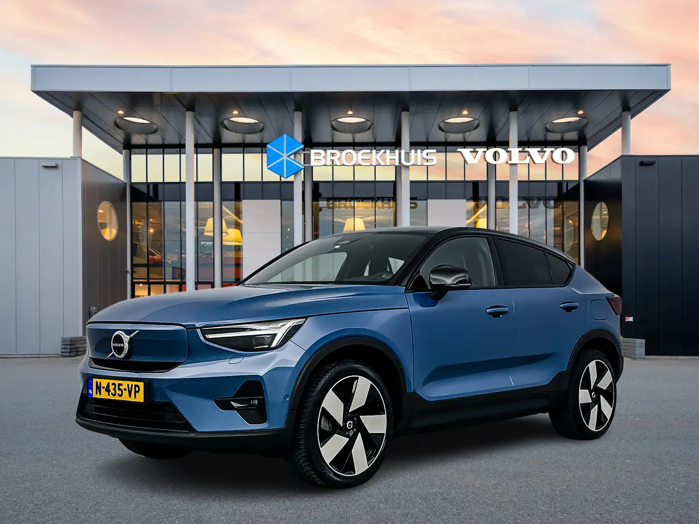 Volvo C40 Recharge Twin Intro Edition 78 kWh | 20' | Leder/N Blauw - 1