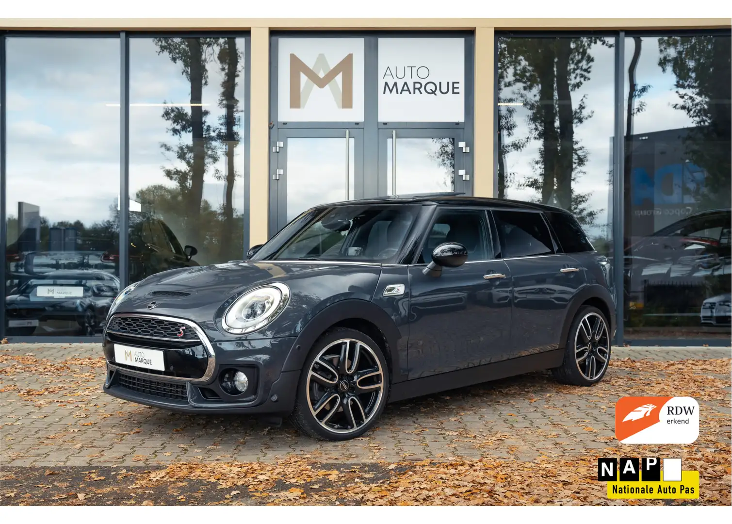 MINI Cooper S Clubman Aut. 192PK | JCW Pack | NEXT GARANTIE TOT 04-2027 Gris - 1