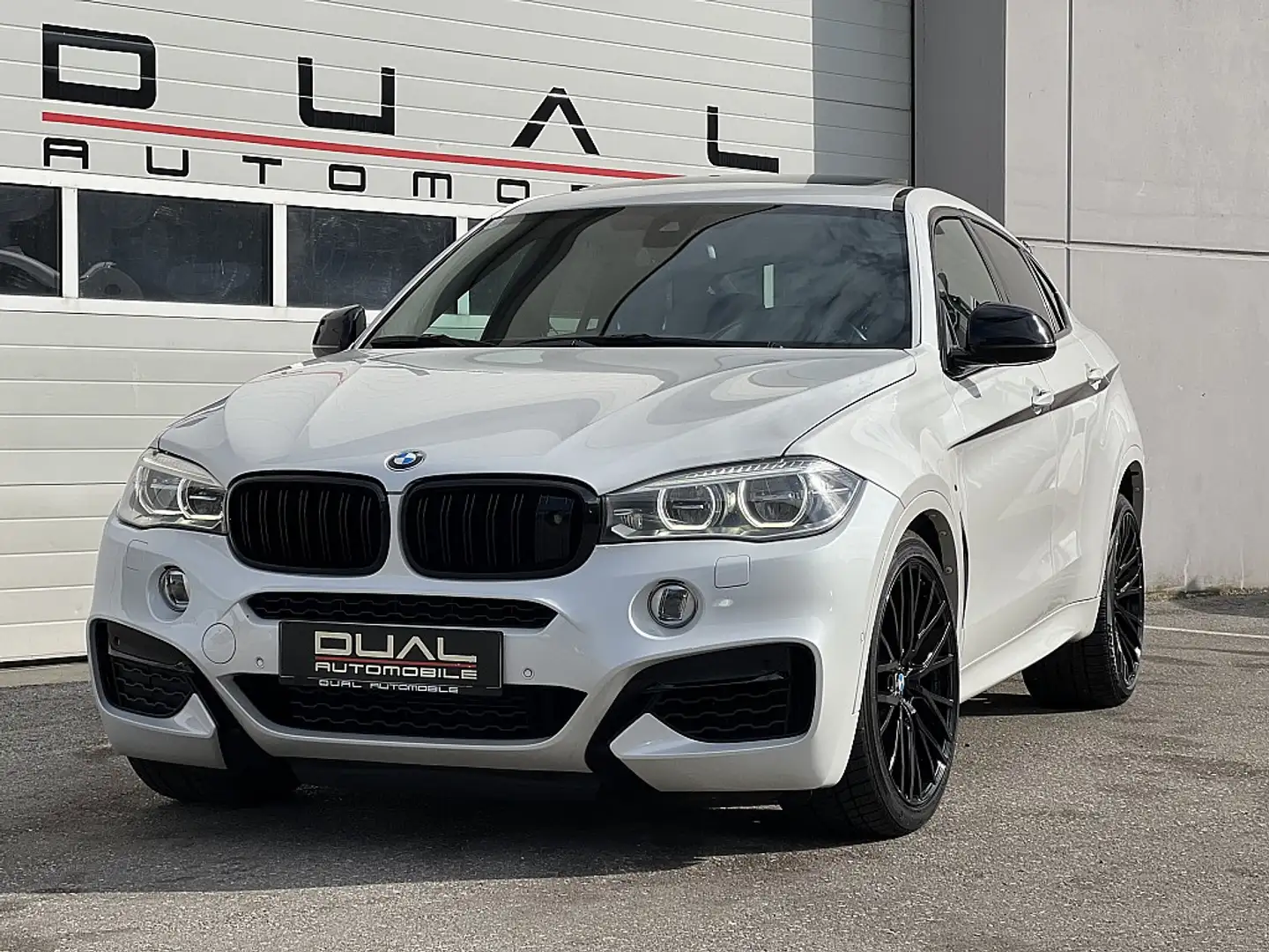 BMW X6 M 50d  Aut.|M-PAKET|LED|AHK|AKTIVE SOUND|H&K Blanc - 1