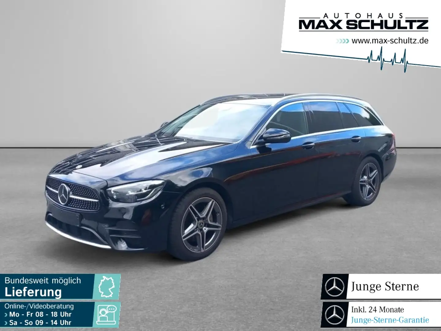 Mercedes-Benz E 220 d T-Modell AMG Line Exterieur*DISTRONIC Negro - 1