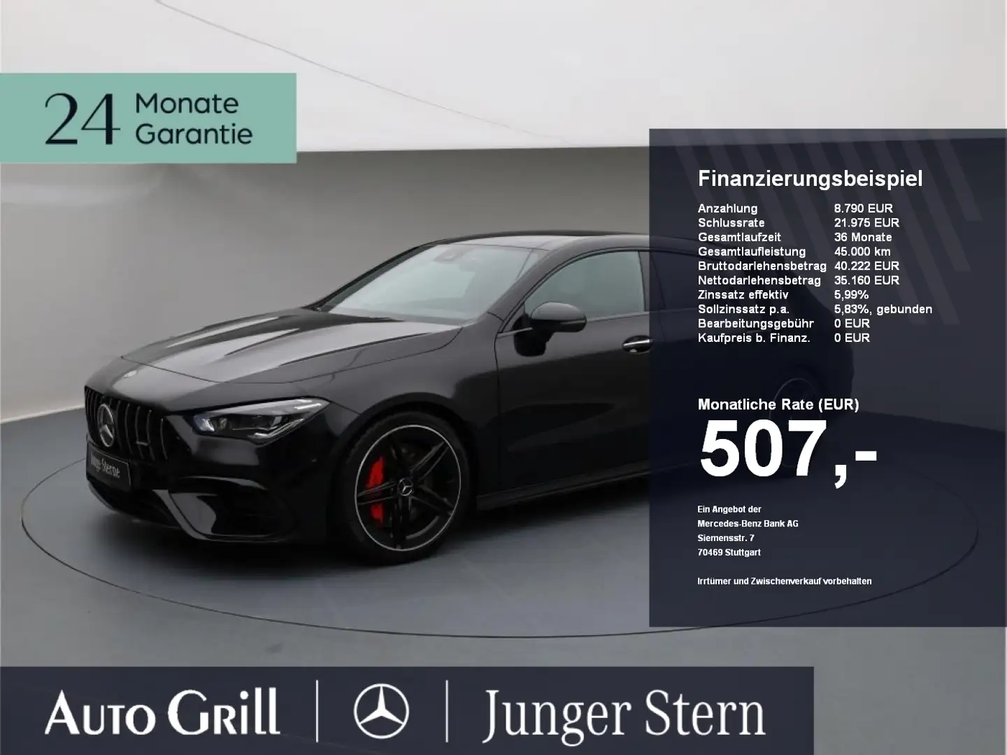 Mercedes-Benz CLA 45 AMG SB S 4M  Night Multibeam Burm Memo Driver crna - 1
