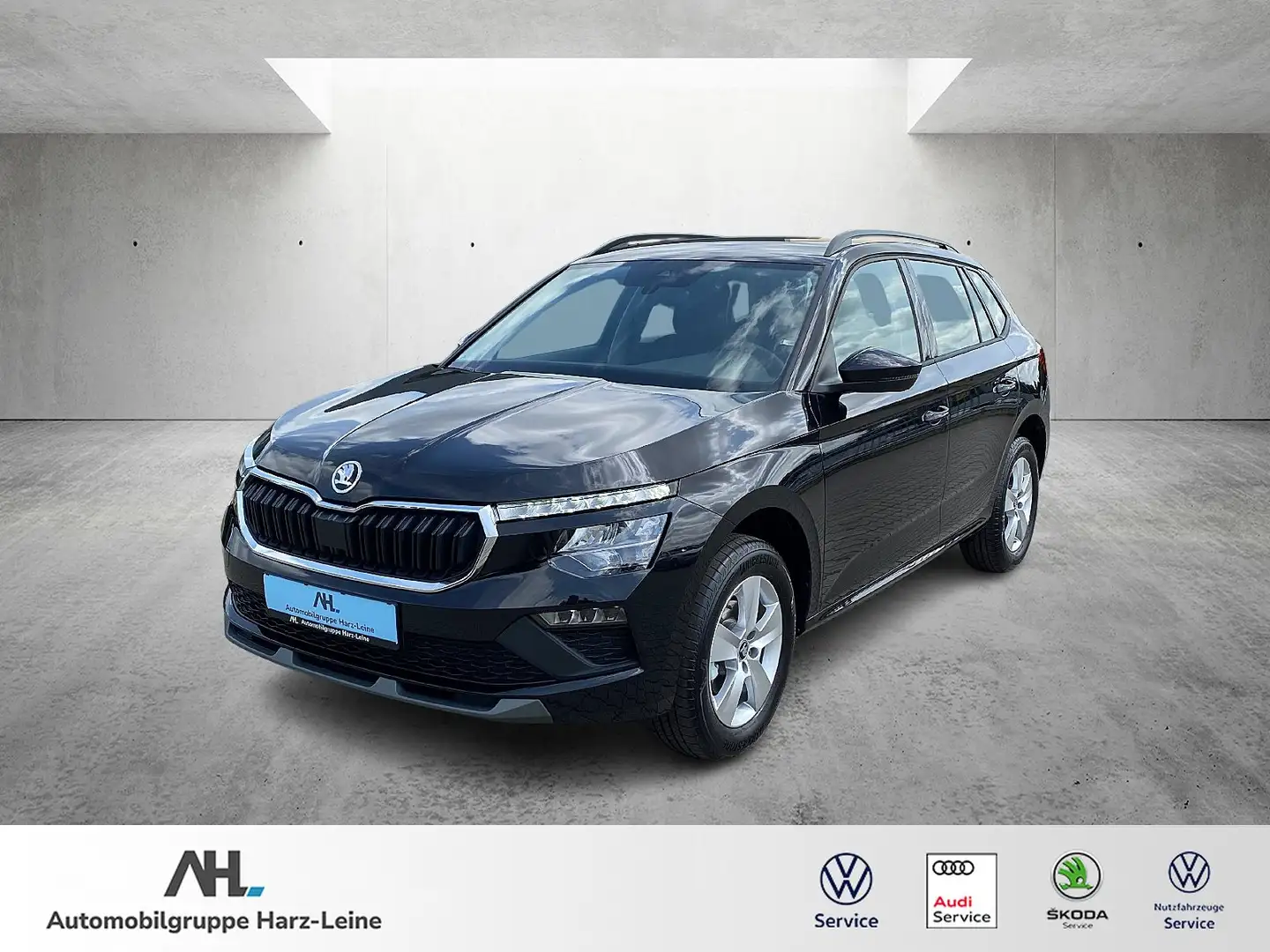 Skoda Kamiq 1.0 TSI Selection DSG AHK/RFK/PDC/BT Noir - 1