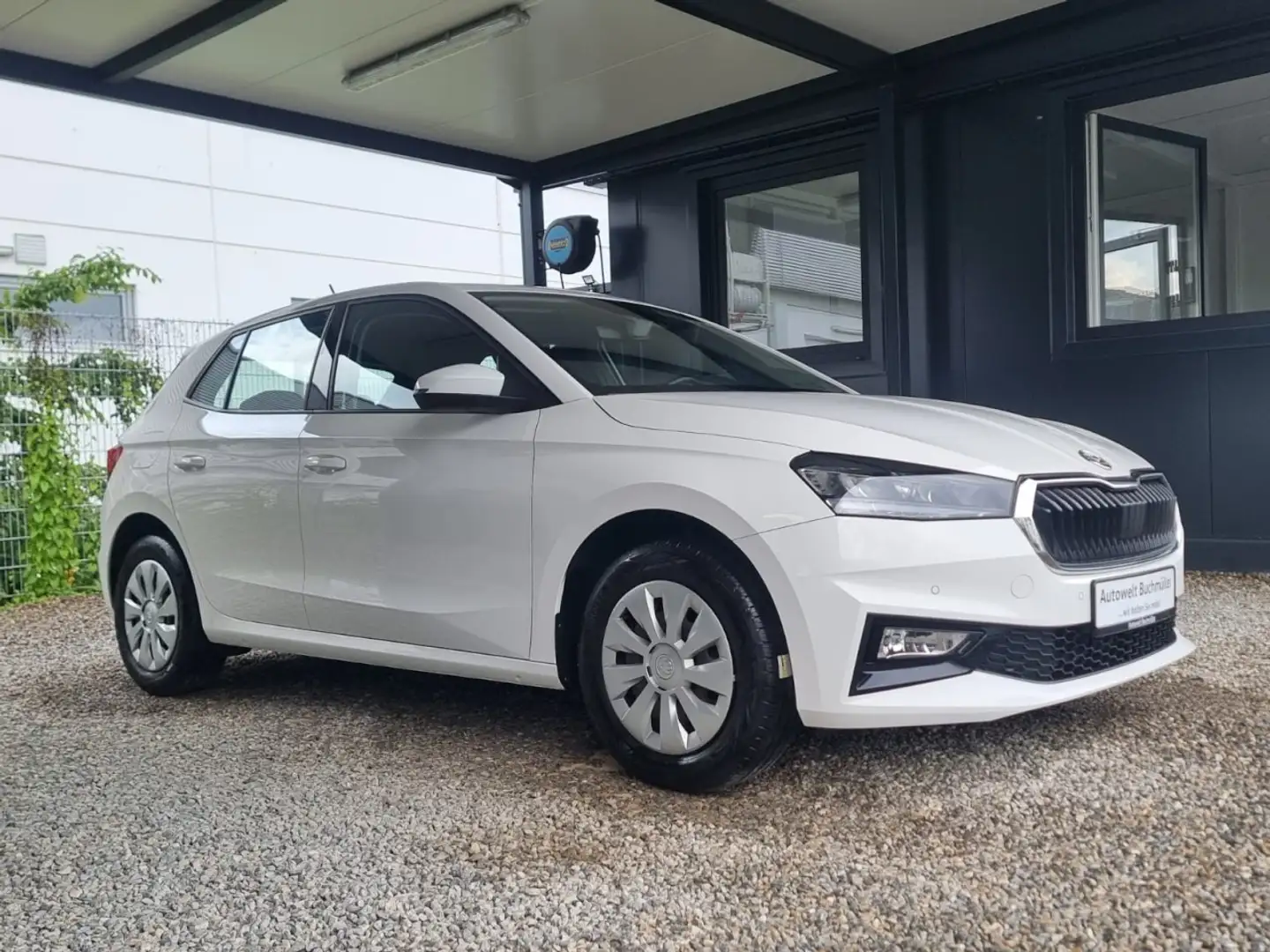 Skoda Fabia 1.0 TSI DSG,LED,NAVI,SITZH,KLIMA,1.HAND Klima Weiß - 2