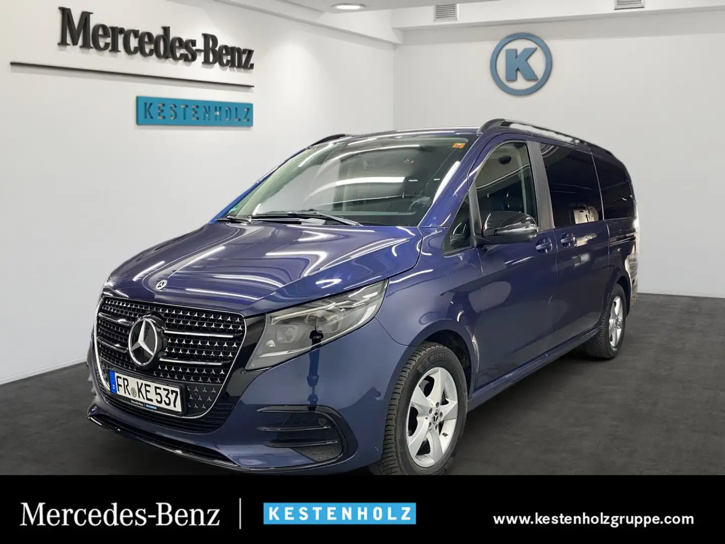 Mercedes-Benz V 250 d lang 4M AMG WideScreen 360° Airmat Stdhzg Bleu - 1