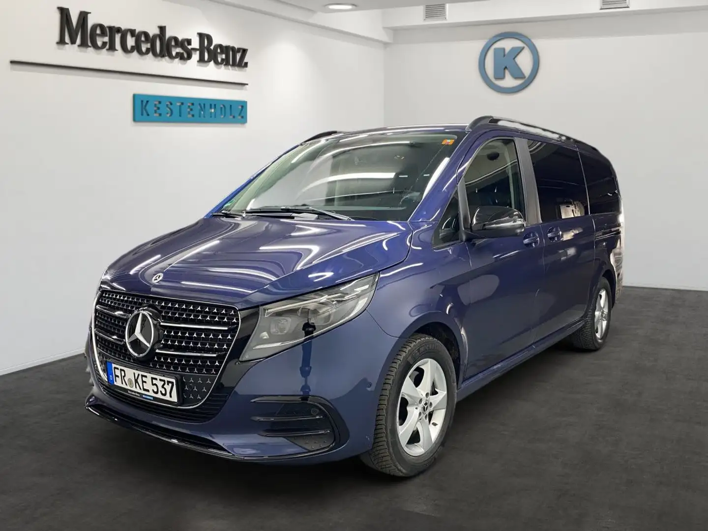 Mercedes-Benz V 250 d lang 4M AMG WideScreen 360° Airmat Stdhzg Bleu - 2