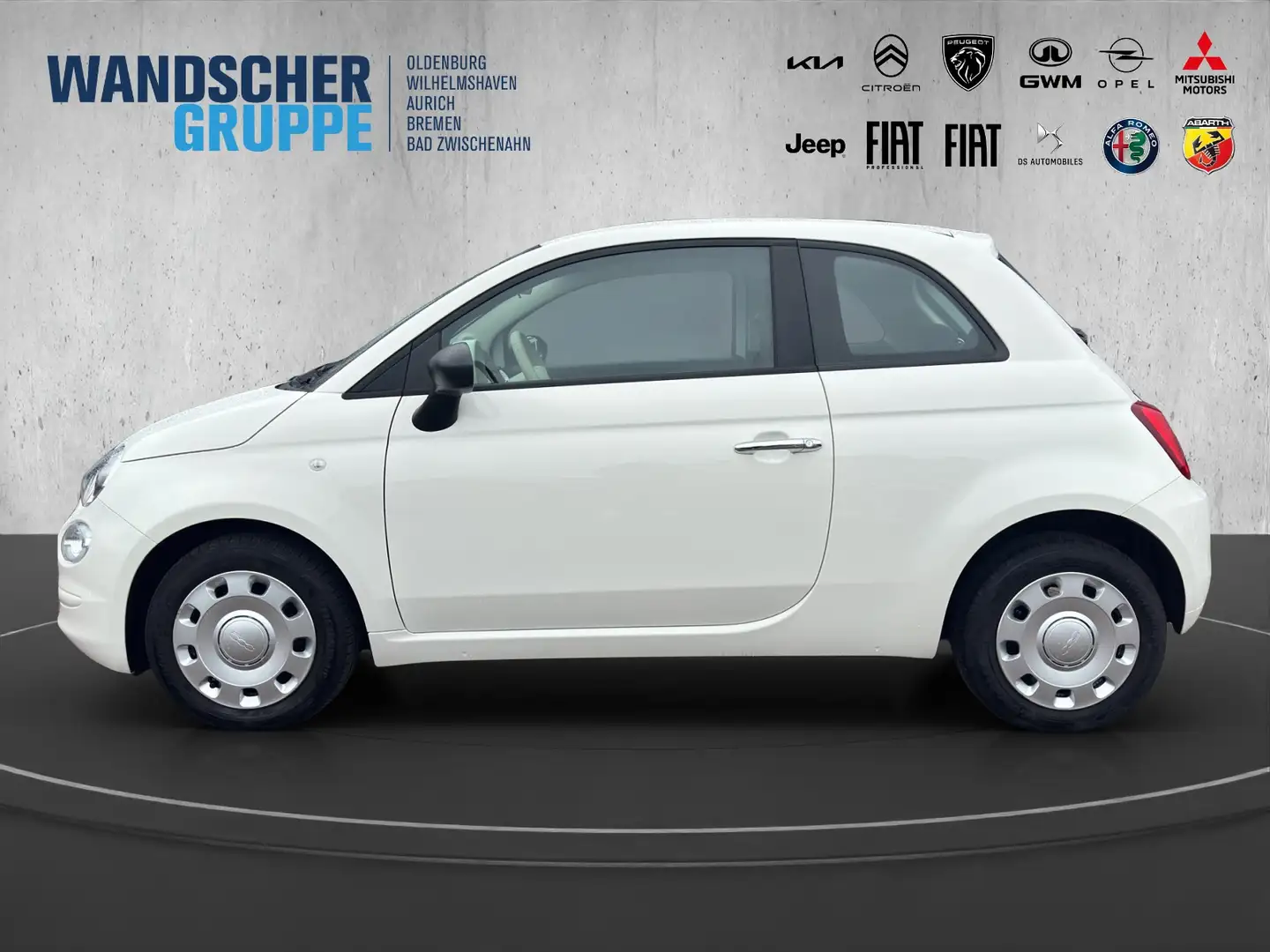 Fiat 500 1.0 GSE Hybrid KLIMA CARPLAY TEMPOMAT Weiß - 2
