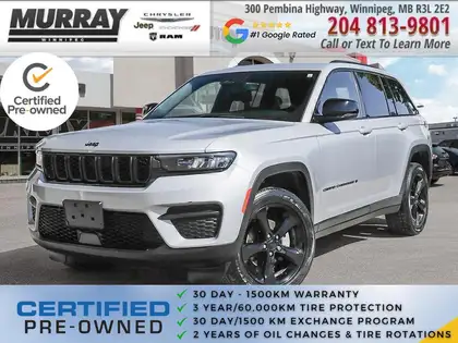 Silver 2024 Jeep Grand Cherokee SUV / Crossover Four-Wheel Drive Automatic