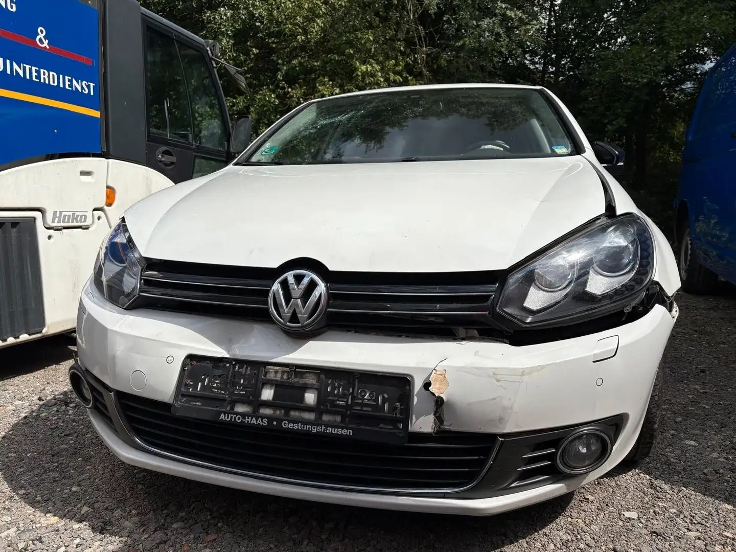 Volkswagen Golf VI Style 1.4 TSI *FRONTSCHADEN*NAVI*DYNAUDI Weiß - 2
