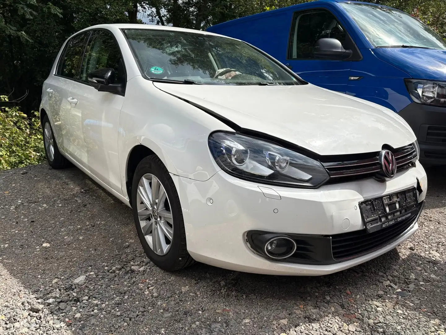 Volkswagen Golf VI Style 1.4 TSI *FRONTSCHADEN*NAVI*DYNAUDI Weiß - 1
