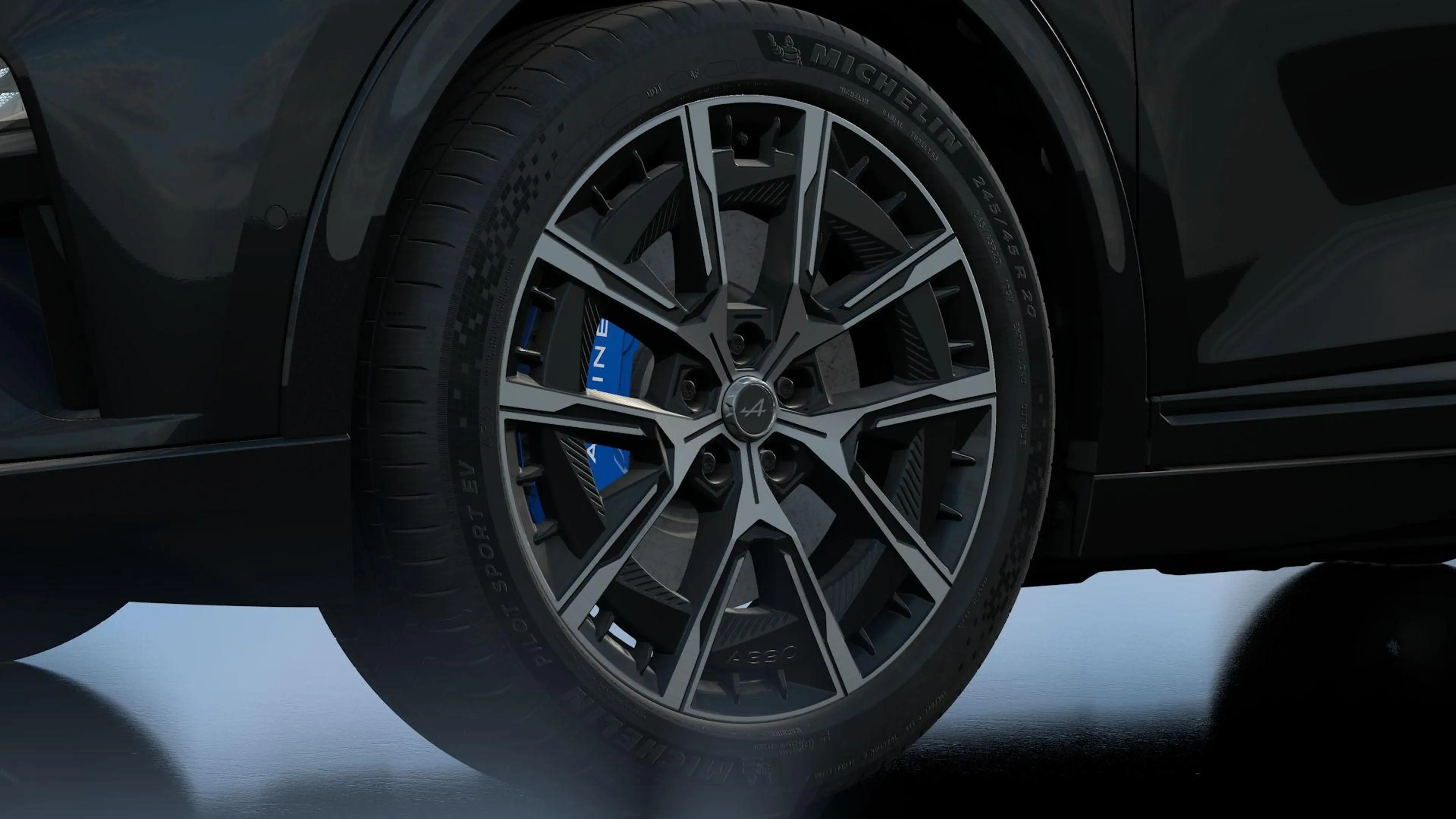 Alpine A390 GT 89kWh Noir Profond | Franse vlag op C-stijl | R — photo 7