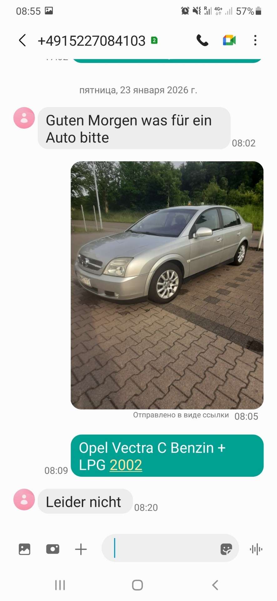 Second hand Opel Vectra 1.8