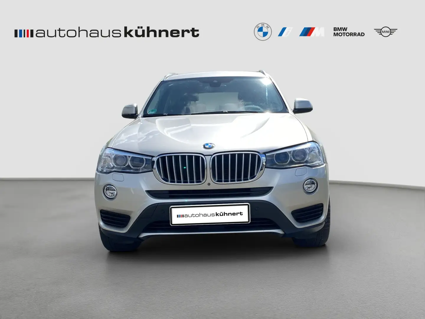 BMW X3 xDrive28i XEN 360° HUD Navi RFK Sportsitz Zilver - 2