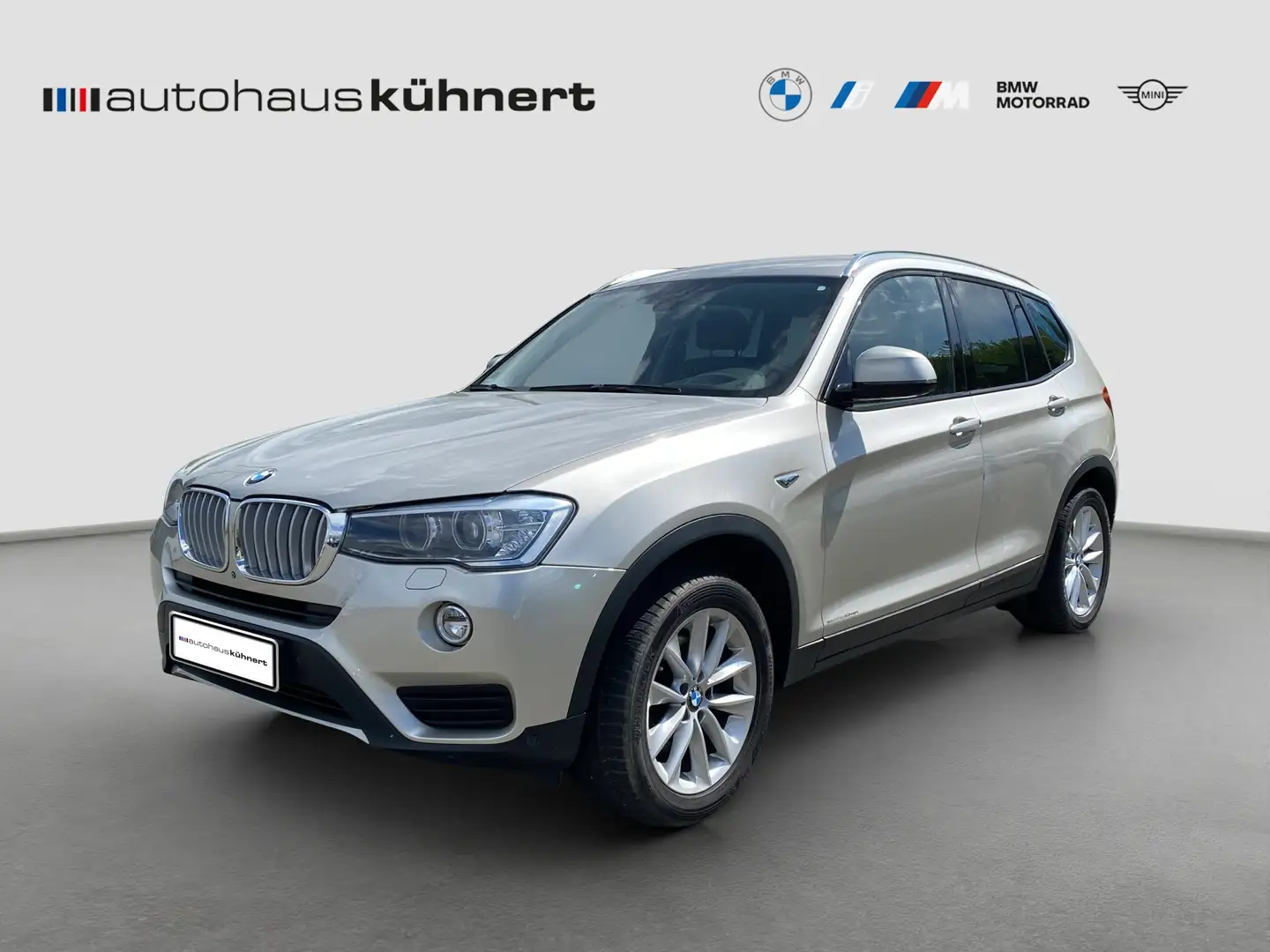 BMW X3 xDrive28i XEN 360° HUD Navi RFK Sportsitz Zilver - 1
