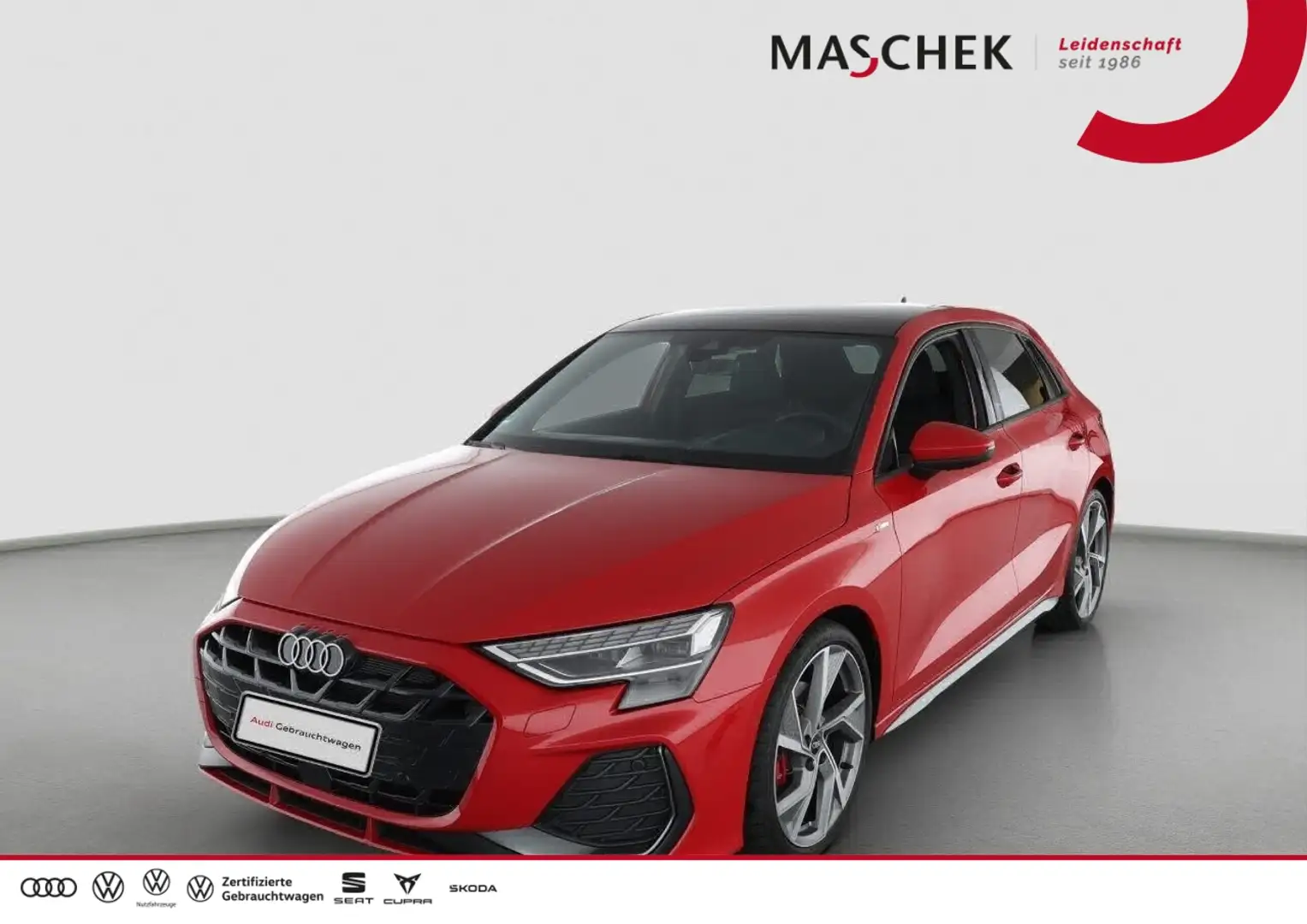 Audi A3 Sportback S line 35 TFSI S tronic AHK Pano HUD Mat Rot - 1