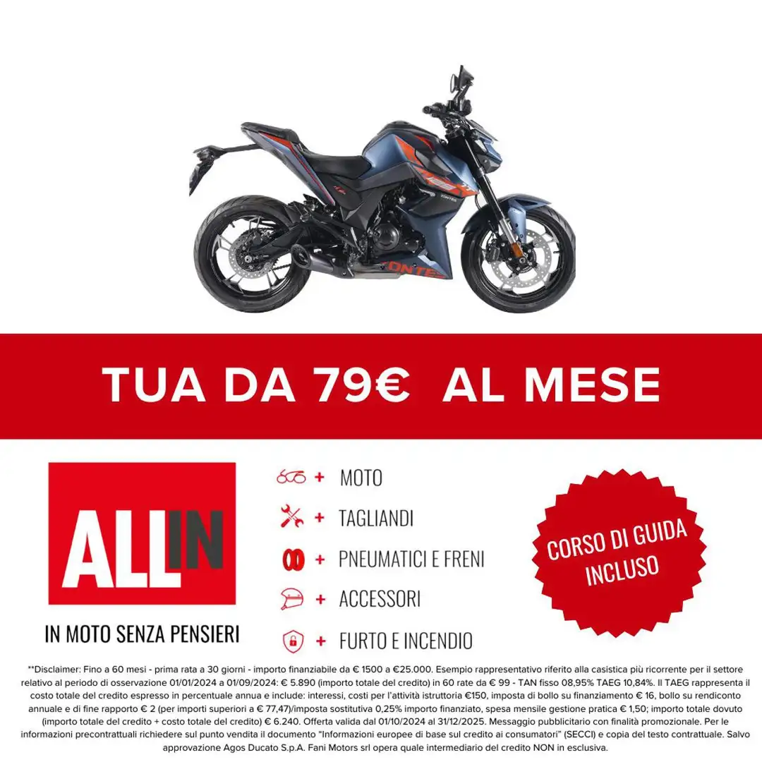 Zontes 125 U 2024 Blu/Azzurro - 2
