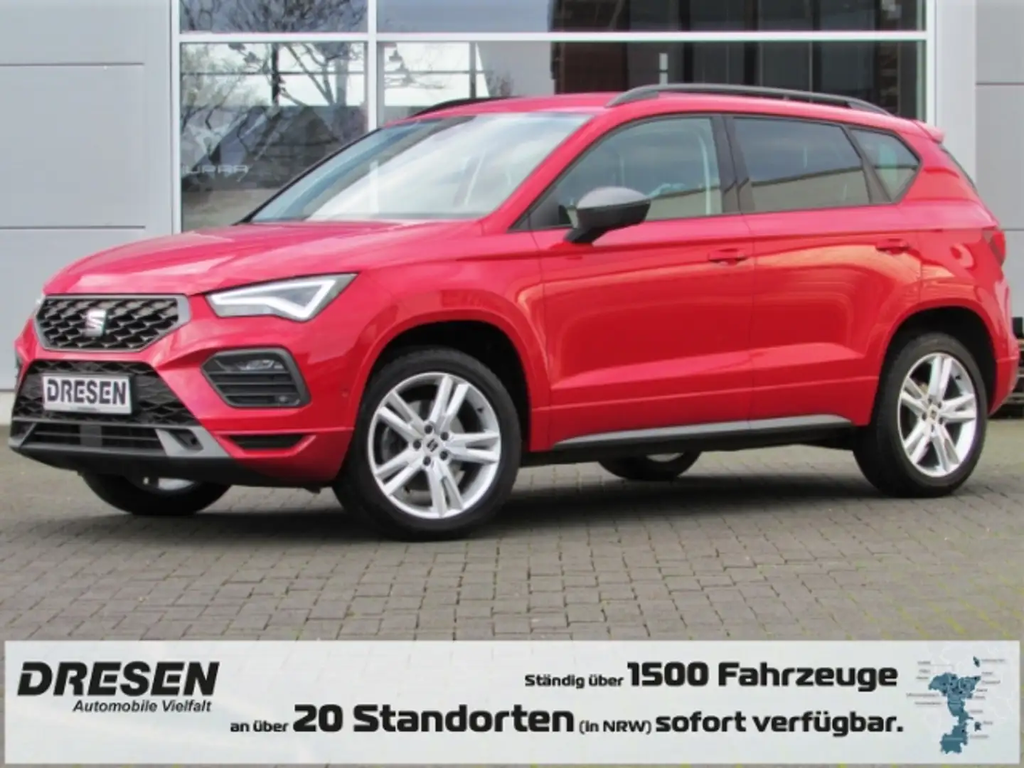 SEAT Ateca EU6d FR 2.0 TDI NAVI DAB KeylessGo 360 Grad Kamera Rot - 1