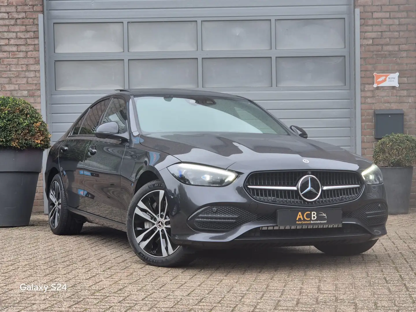 Mercedes-Benz C 300 e Business-line Zwart leder / Panoramadak / Burmes Grijs - 1