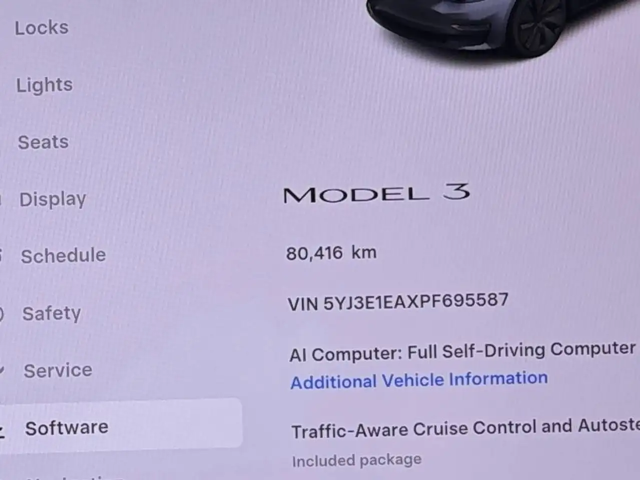 Tesla Model 3 fotografie Tesla Model 3