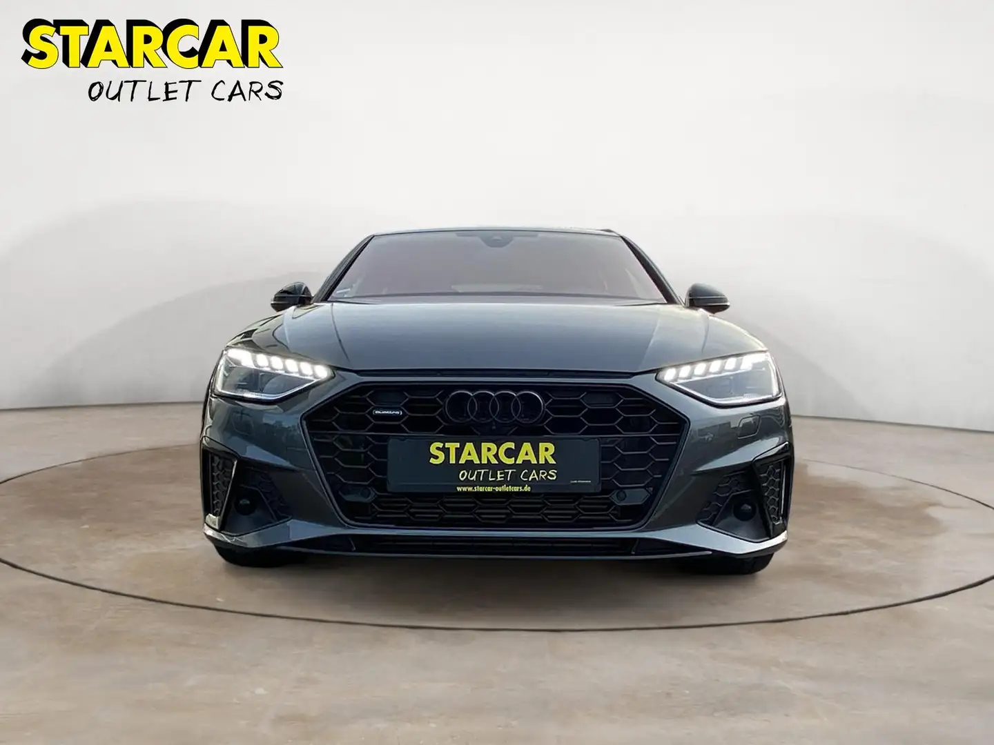 Audi A4 45TFSI S-LINE QUATTRO+AHK+PANO+MATRIX+B&O+eHK Gris - 2