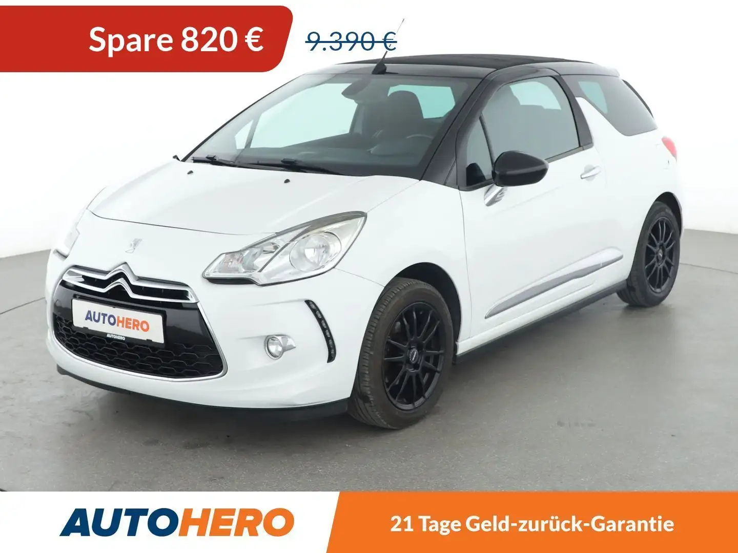 Citroen DS3 1.6 Blue-HDi SoChic*TEMPO*PDC*SHZ*KLIMA*GARANTIE* Weiß - 1